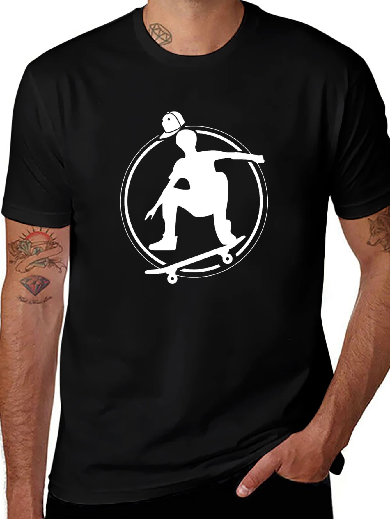 Rebbecca Skater T-Shirt - Cool Graphic Tee