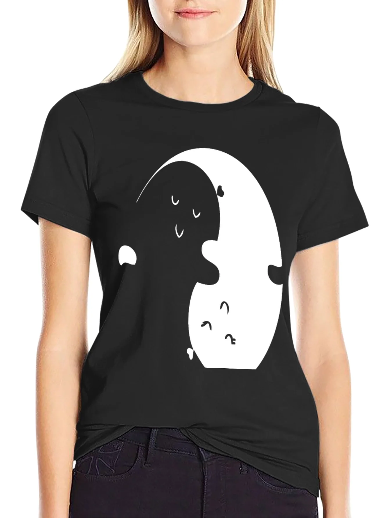 Camiseta Yin Yang de Fantasmas