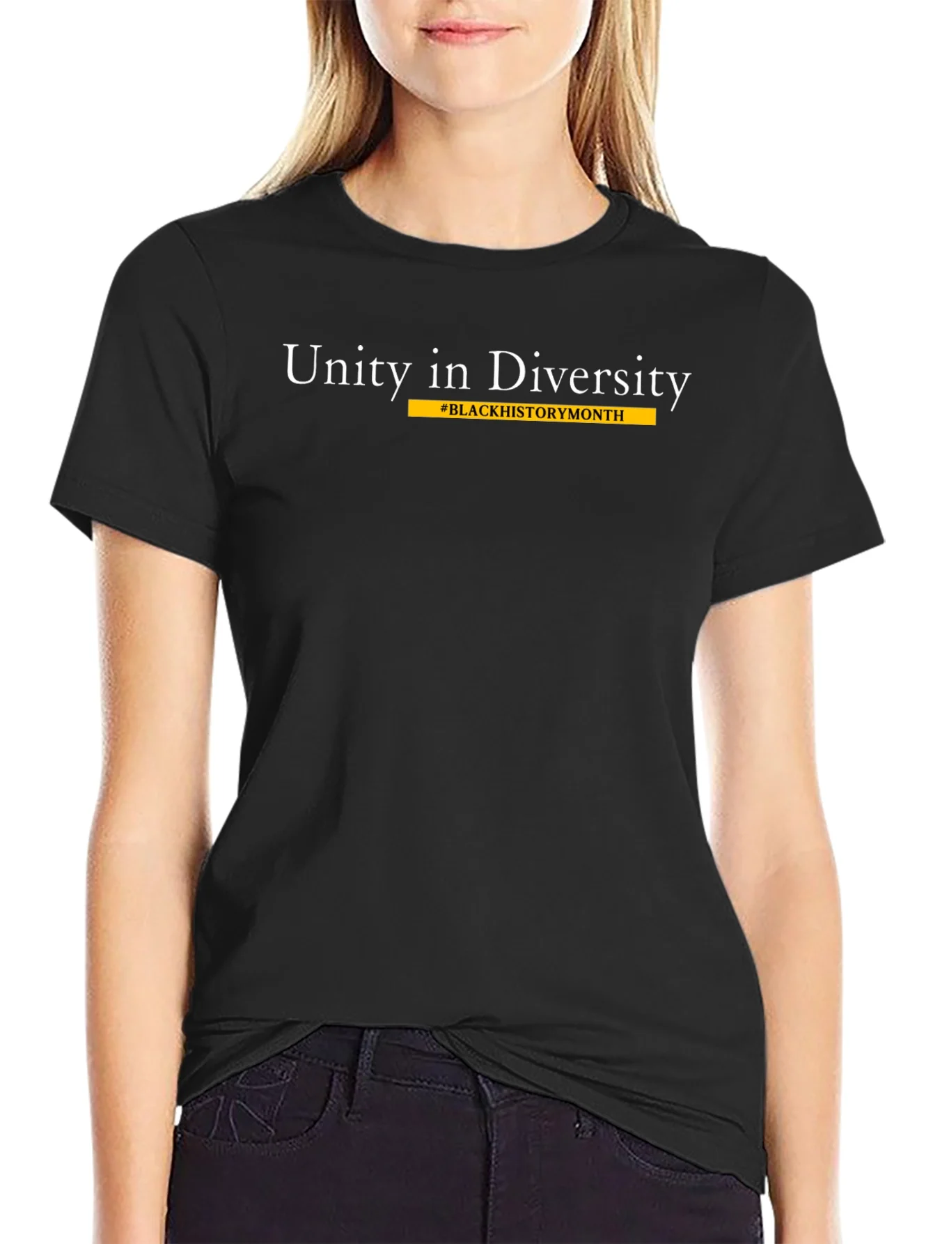 Rebbecca Unity in Diversity Black History Month T-Shirt