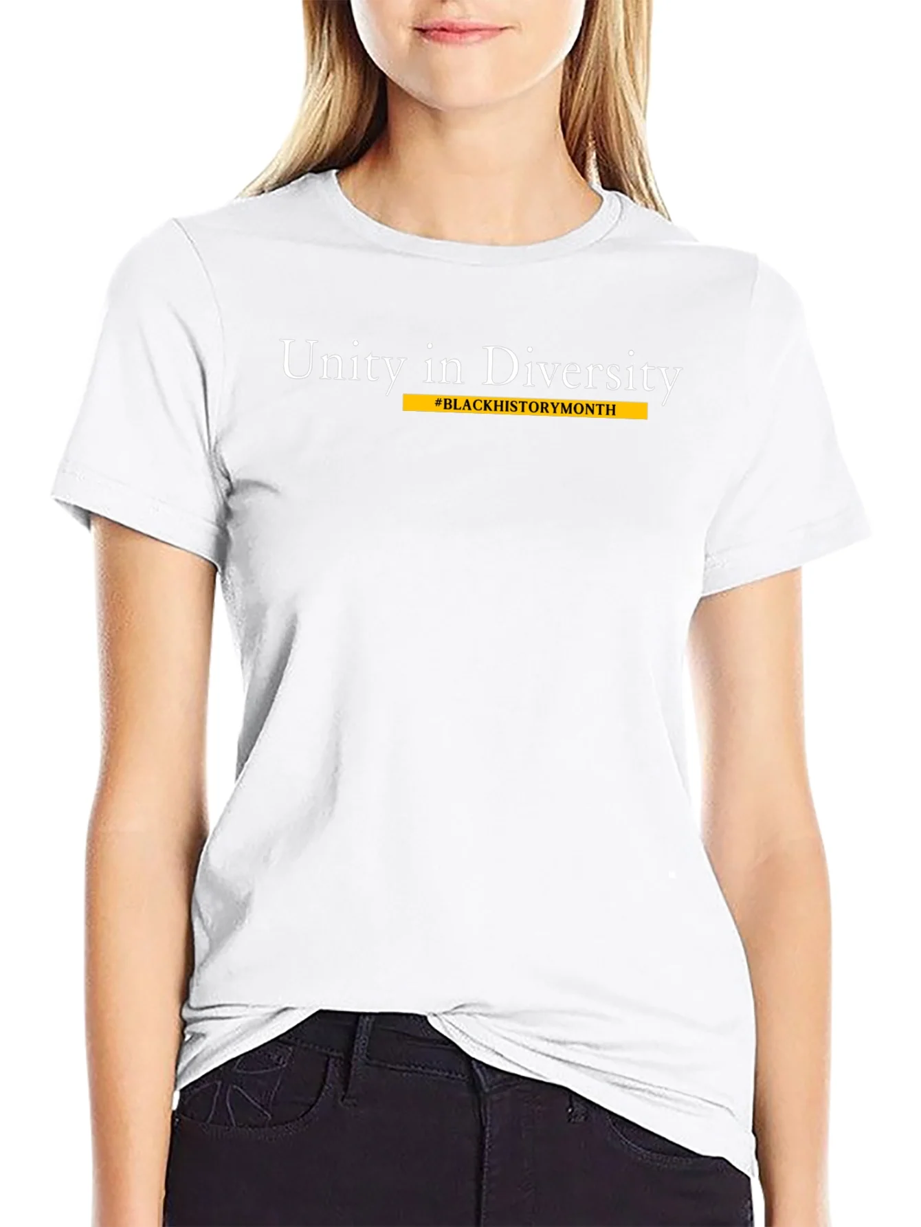 Rebbecca Unity in Diversity Black History Month T-Shirt