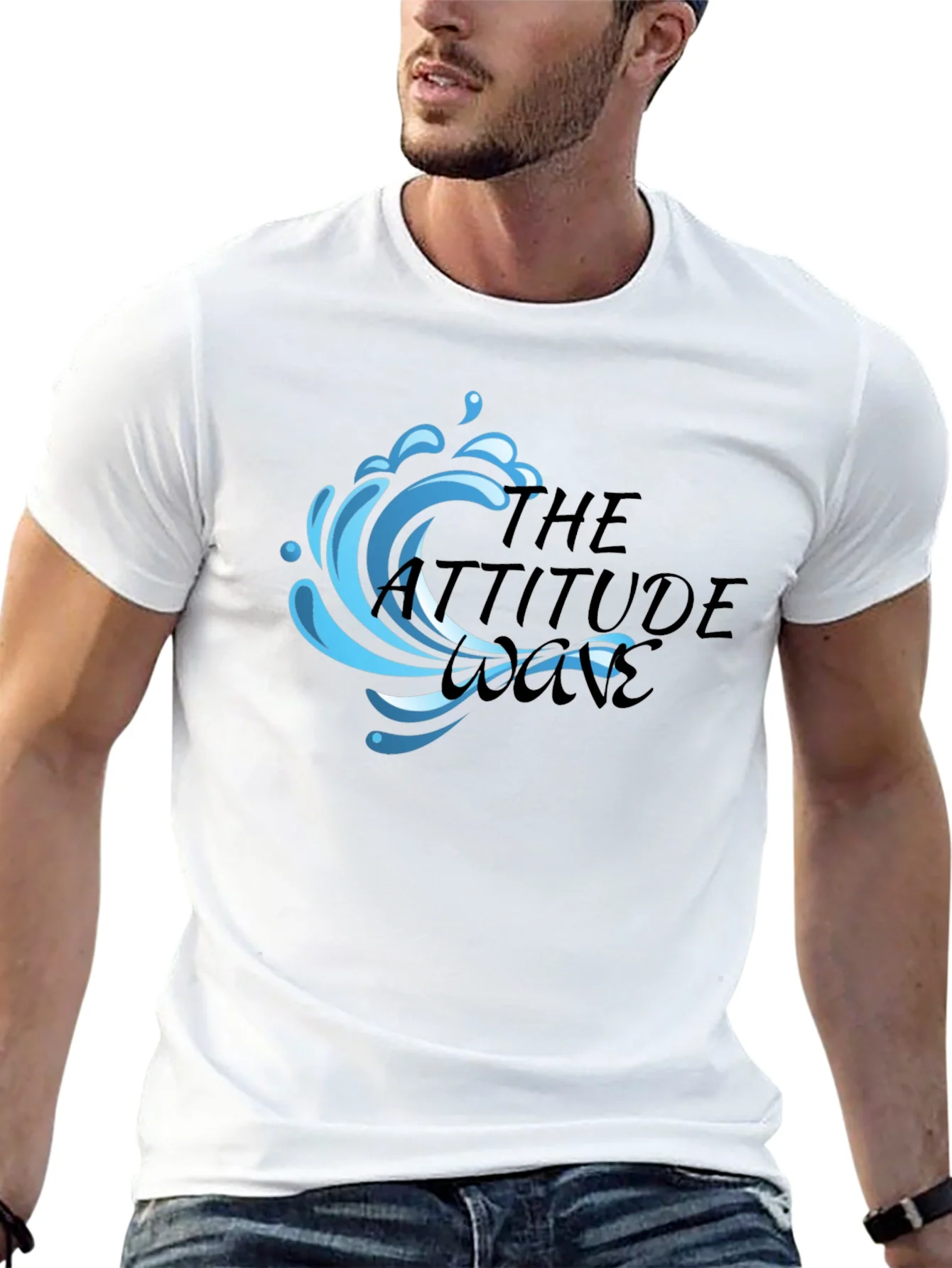 Camiseta Negra The Attitude Wave