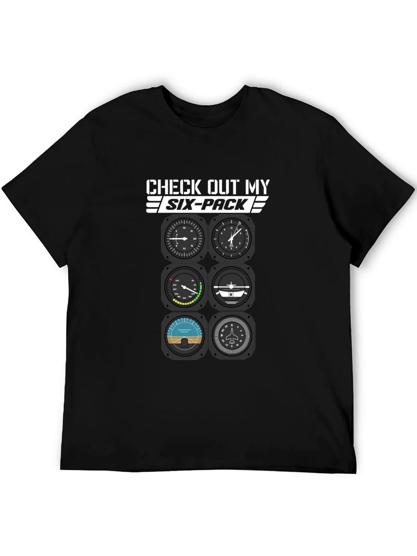 Rebbecca Pilot Six-Pack T-Shirt - Aviation Humor