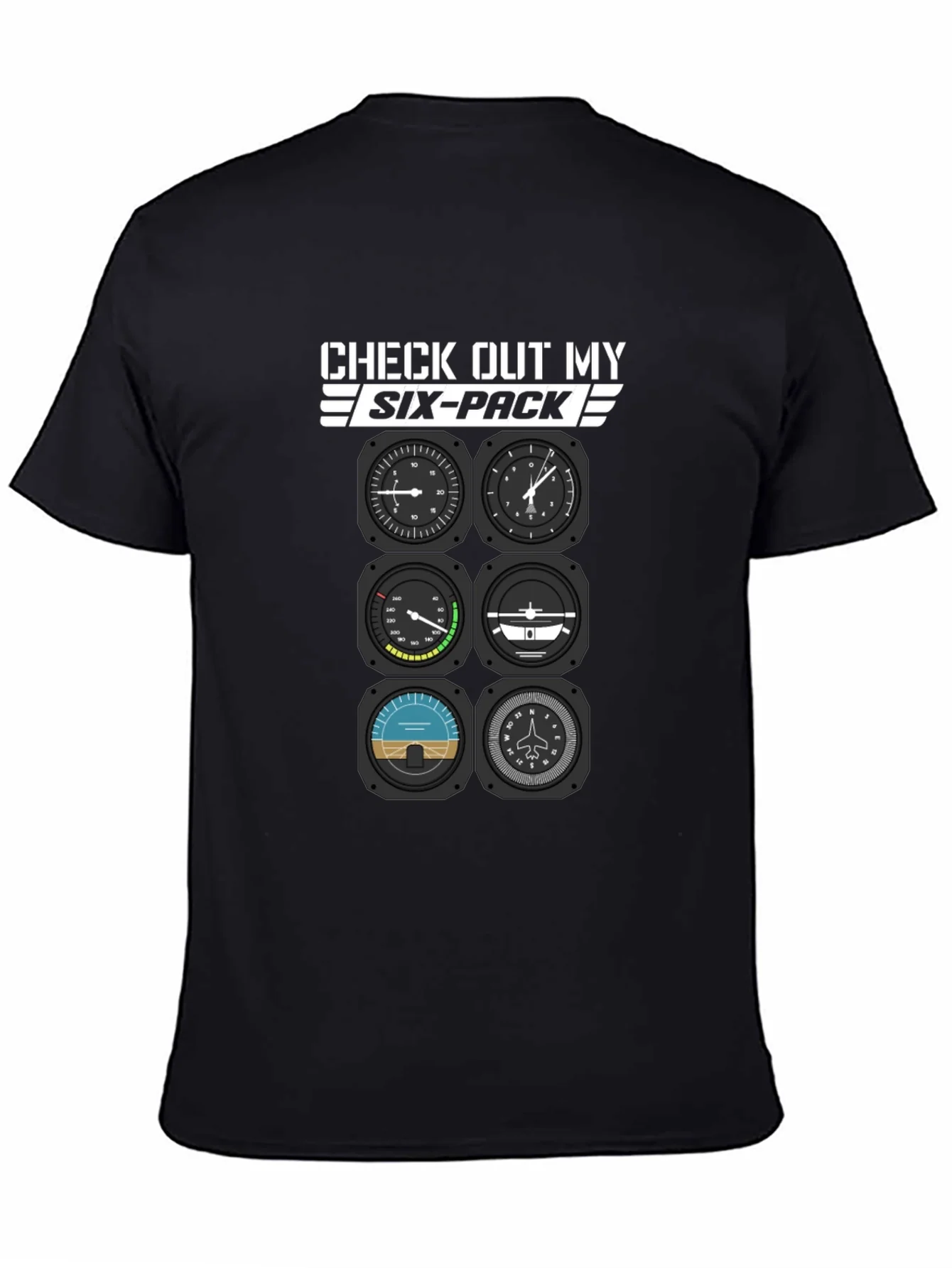 Rebbecca Pilot Six-Pack T-Shirt - Aviation Humor