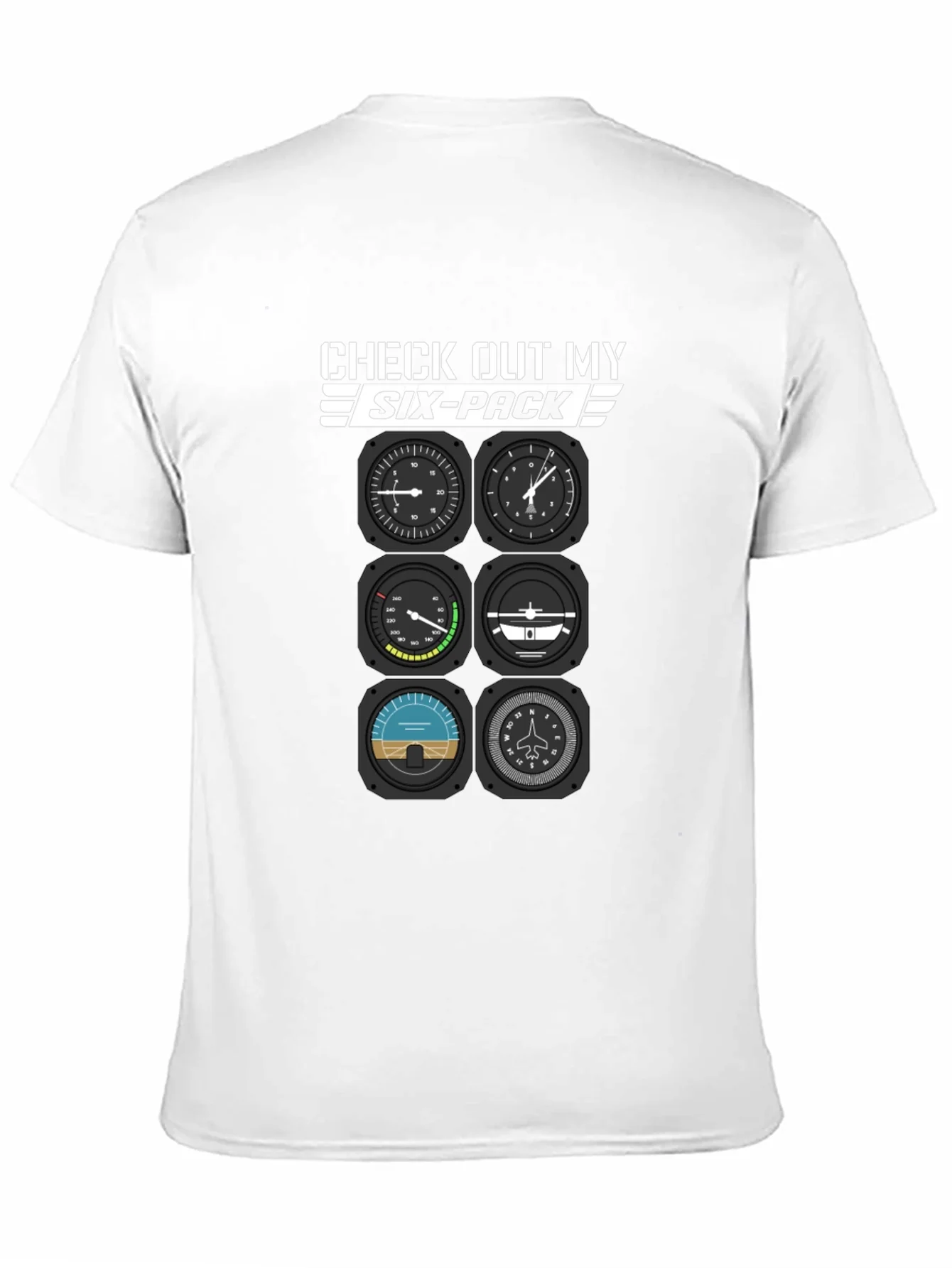 Rebbecca Pilot Six-Pack T-Shirt - Aviation Humor