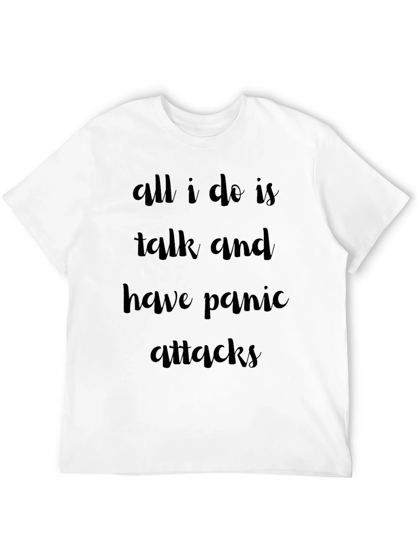 Rebbecca Panic Attack T-Shirt - Humorous Graphic Tee