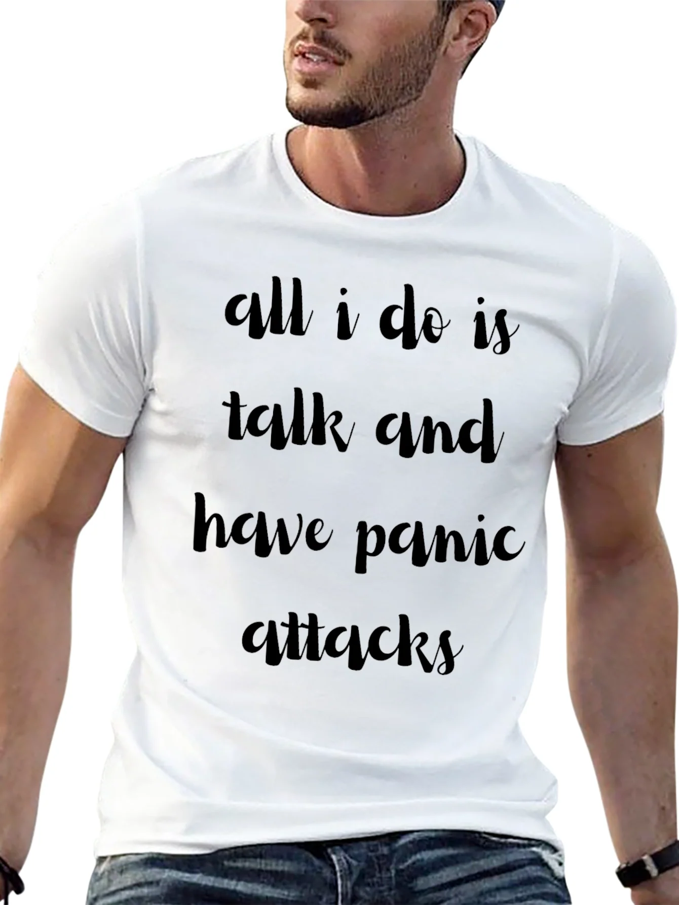 Rebbecca Panic Attack T-Shirt - Humorous Graphic Tee