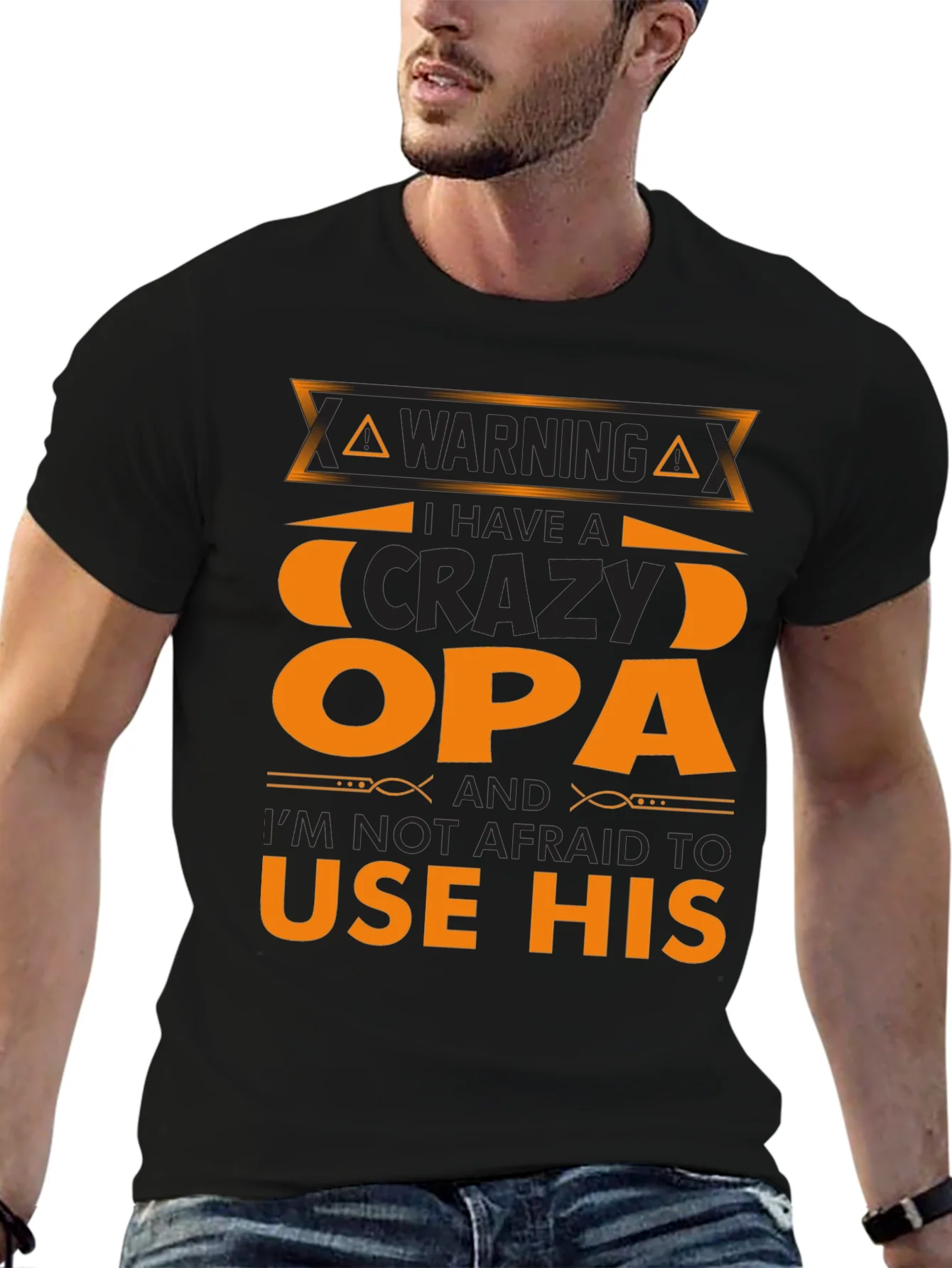 Camiseta Crazy Opa: ?Advertencia con Estilo!