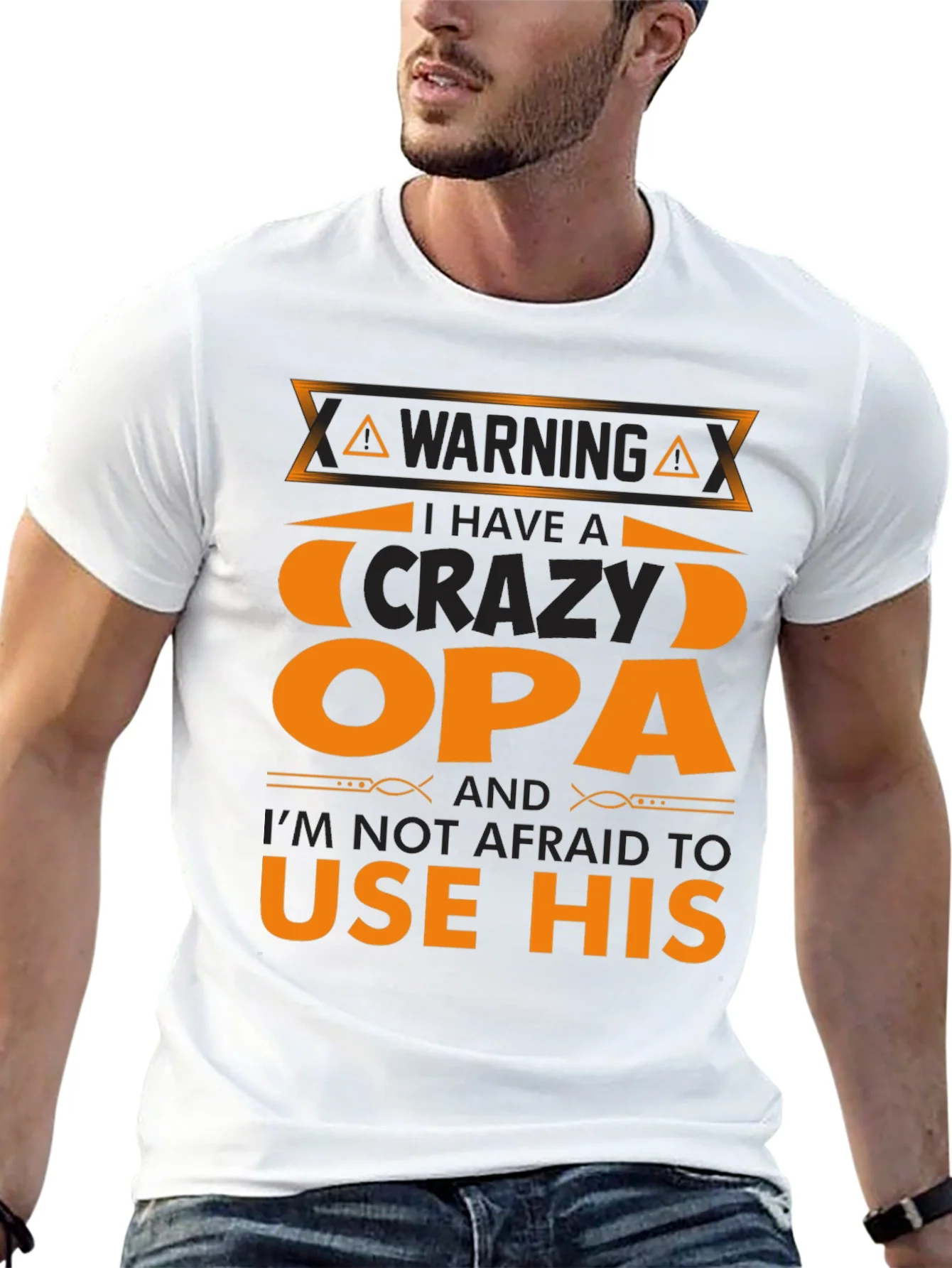 Camiseta Crazy Opa: ?Advertencia con Estilo!