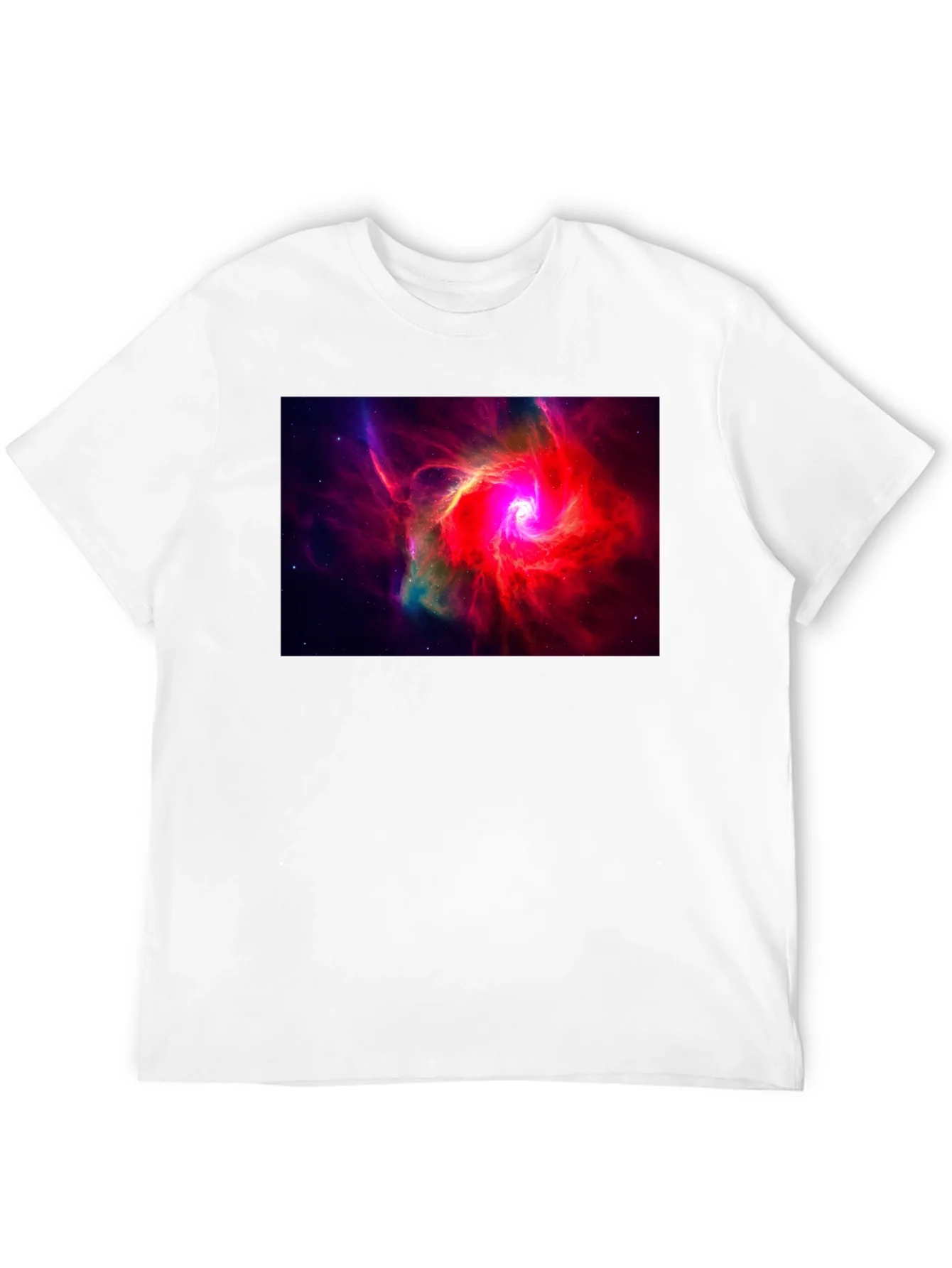 Rebbecca Nebula Graphic Black T-Shirt - Space Art Tee