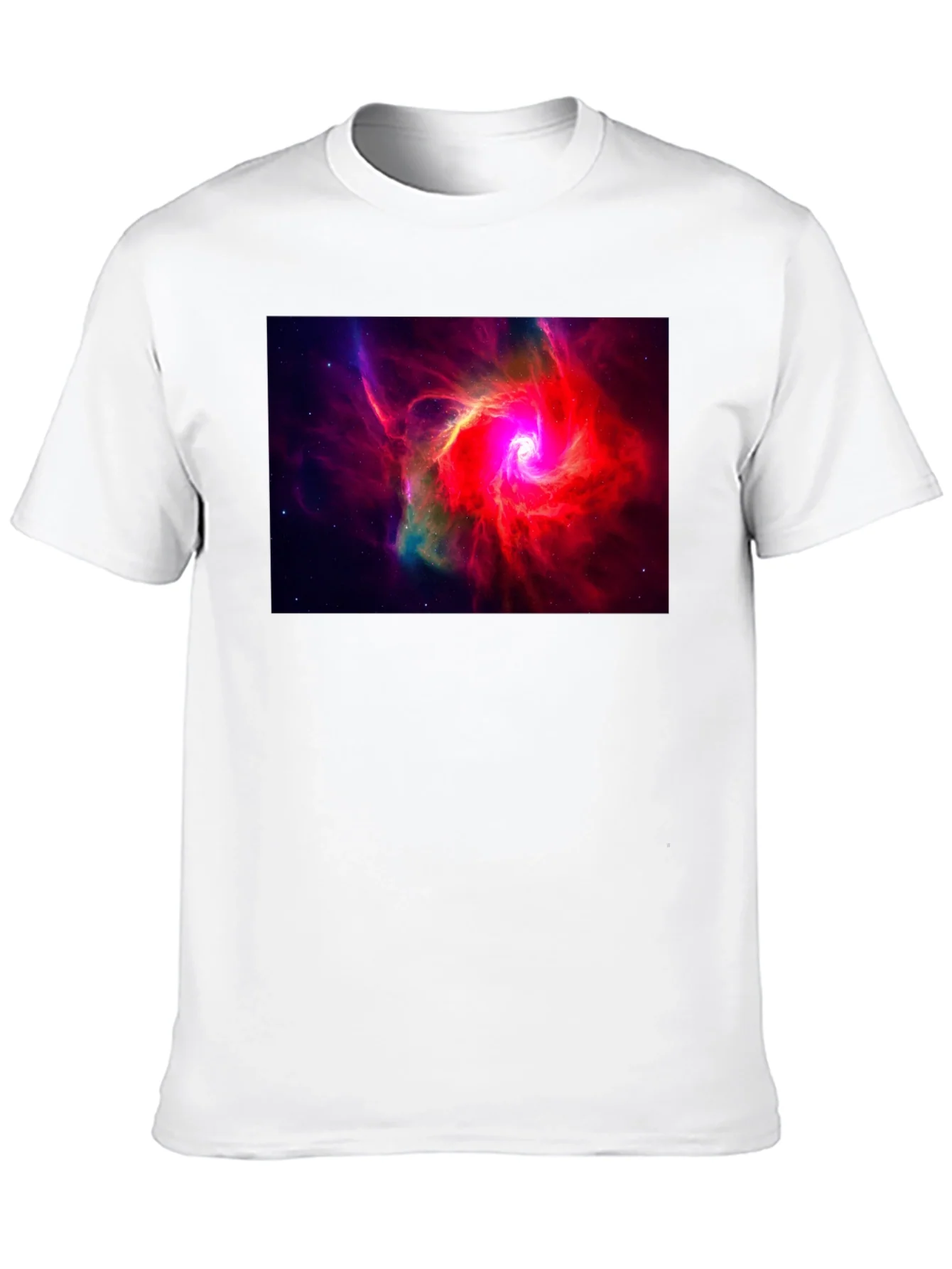 Rebbecca Nebula Graphic Black T-Shirt - Space Art Tee