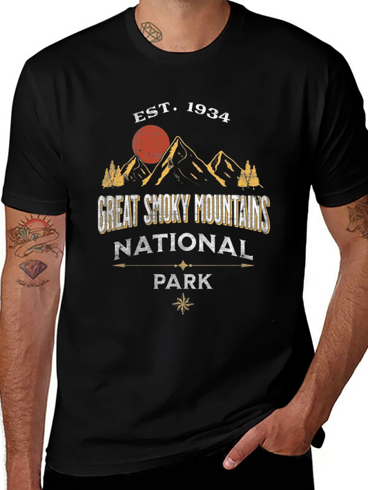 Camiseta Vintage Parque Nacional Great Smoky Mountains