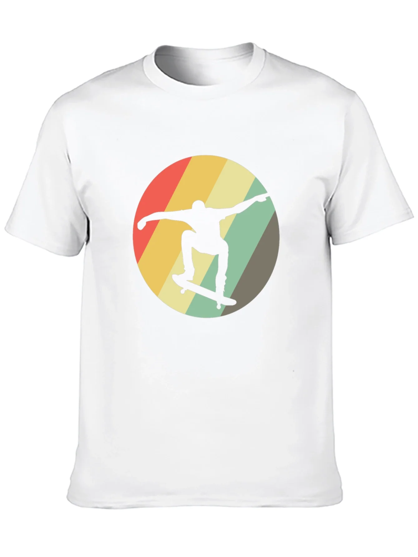 Camiseta Hombre Dise?o Retro Skateboard