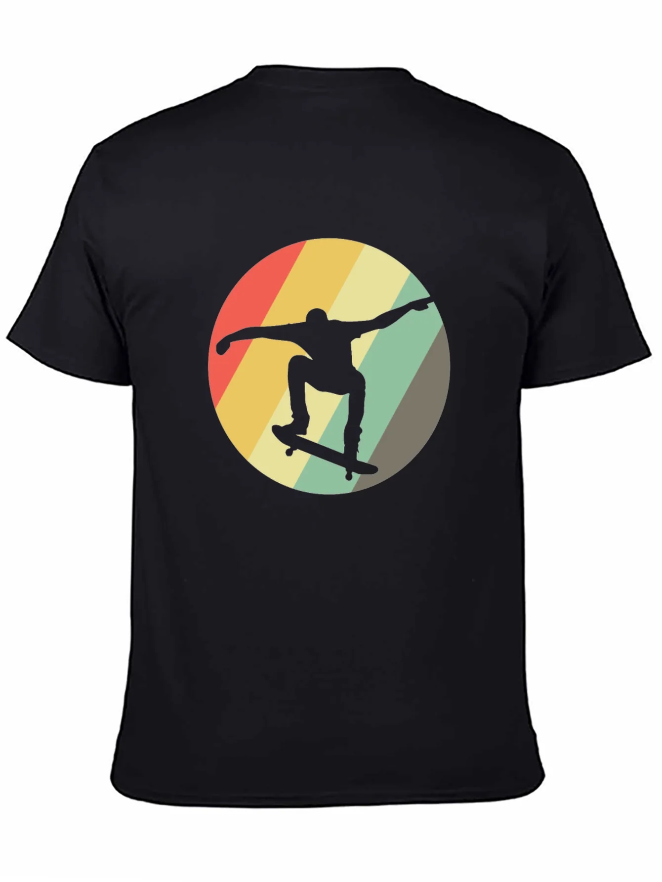 Camiseta Hombre Dise?o Retro Skateboard