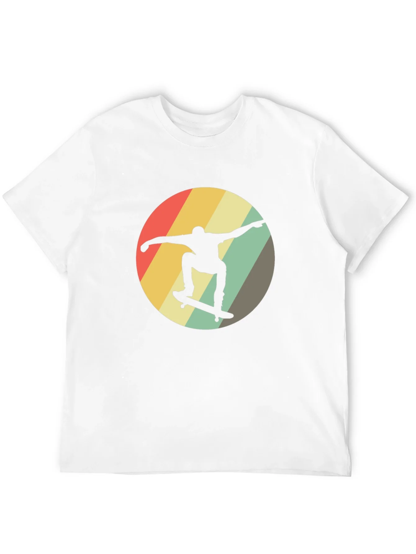 Camiseta Hombre Dise?o Retro Skateboard