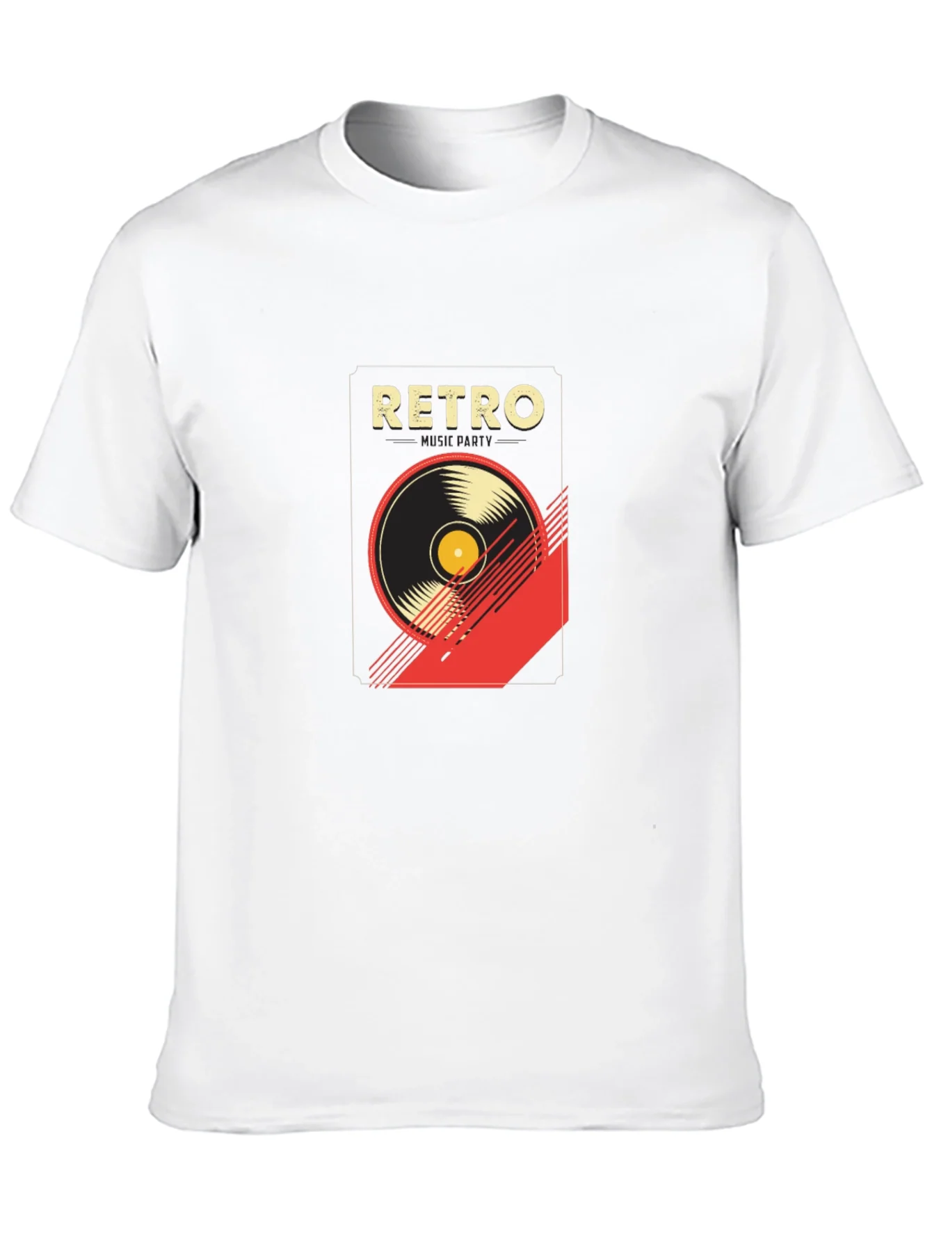 Rebbecca Retro Music Graphic T-Shirt - Stylish Black Tee