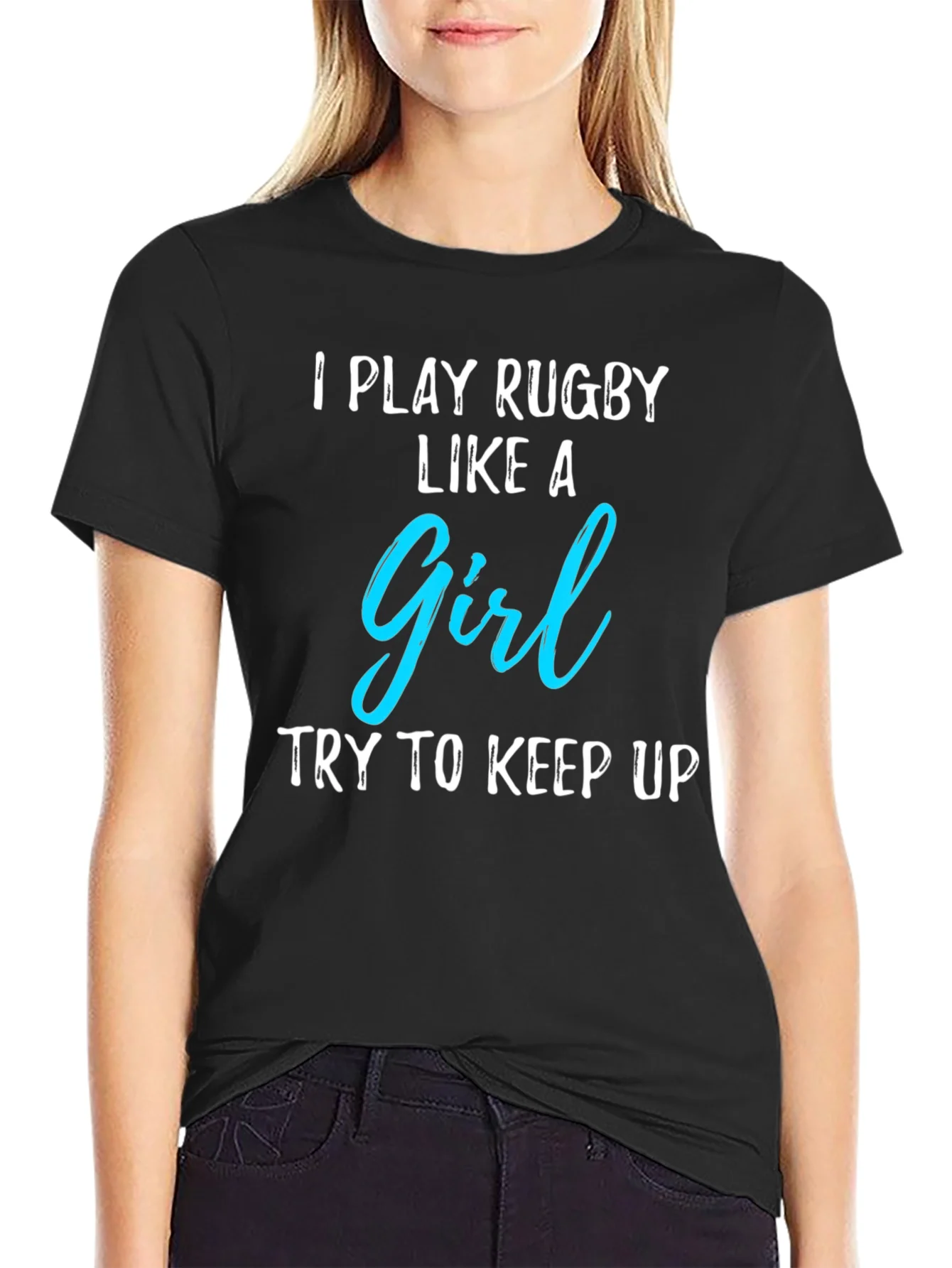Rebbecca Rugby Girl T-Shirt - Play Like a Girl!