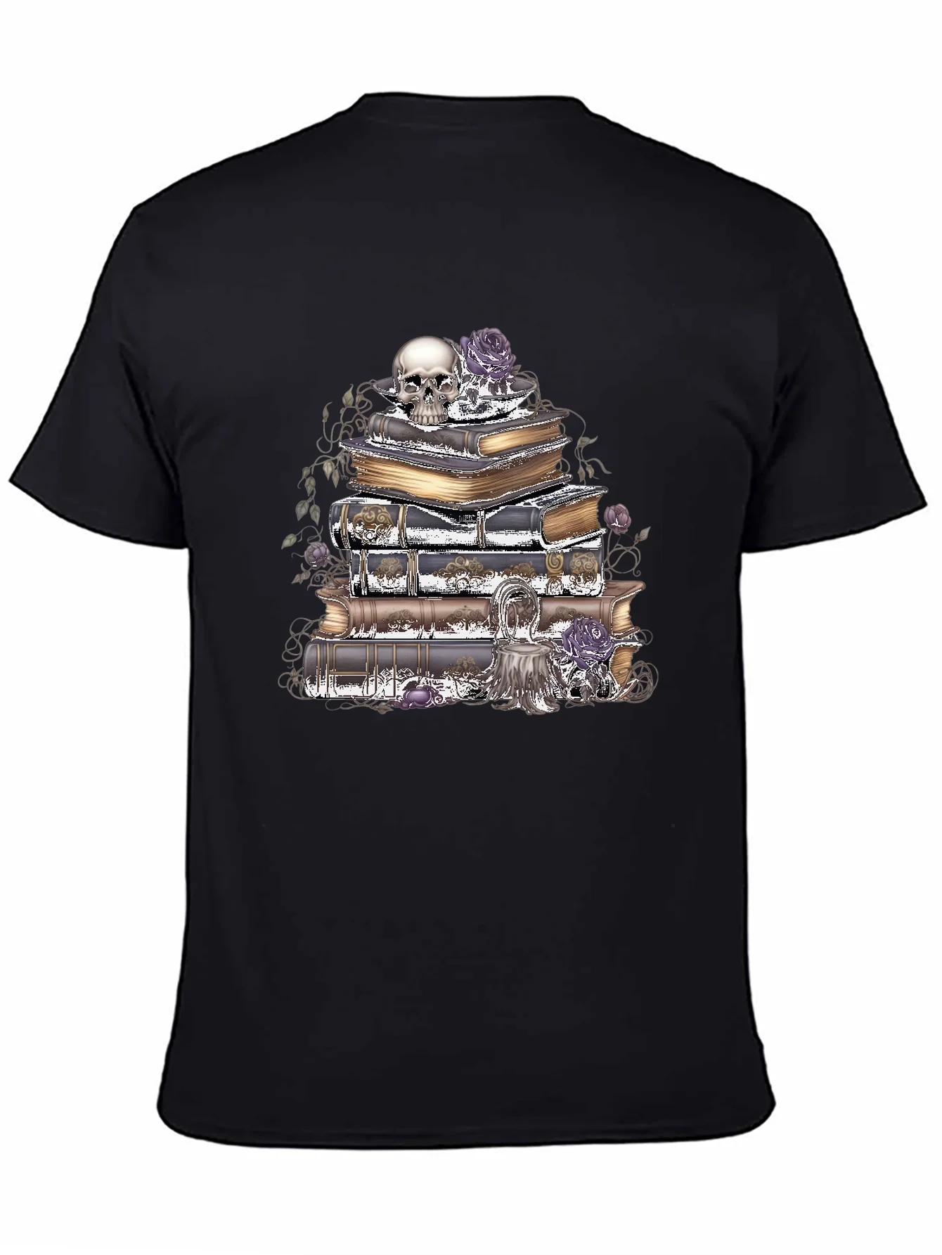 Camiseta G¨®tica: Cr¨¢neo Rosas y Libros