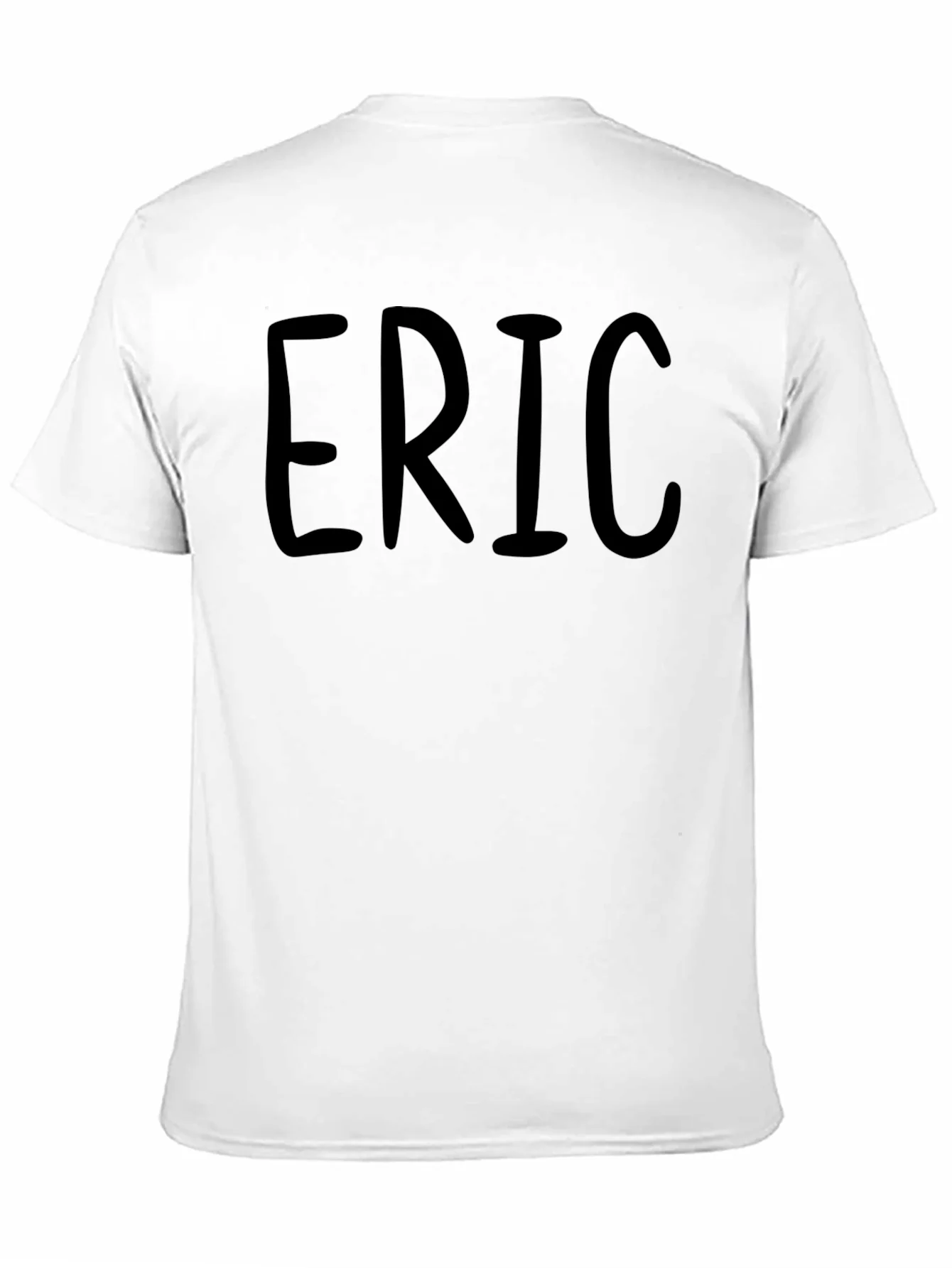 Rebbecca ERIC Black Graphic Tee - Custom Name T-Shirt