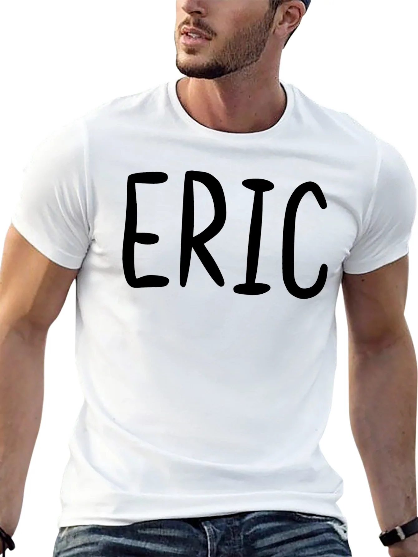 Rebbecca ERIC Black Graphic Tee - Custom Name T-Shirt