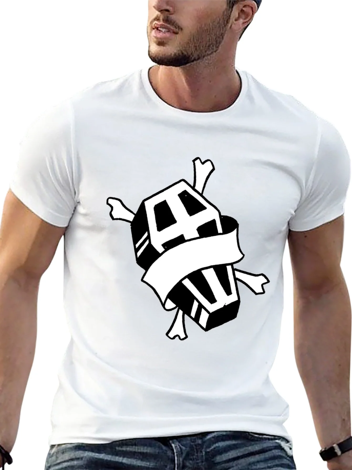 Rebbecca Coffin & Crossbones Graphic T-Shirt - Black