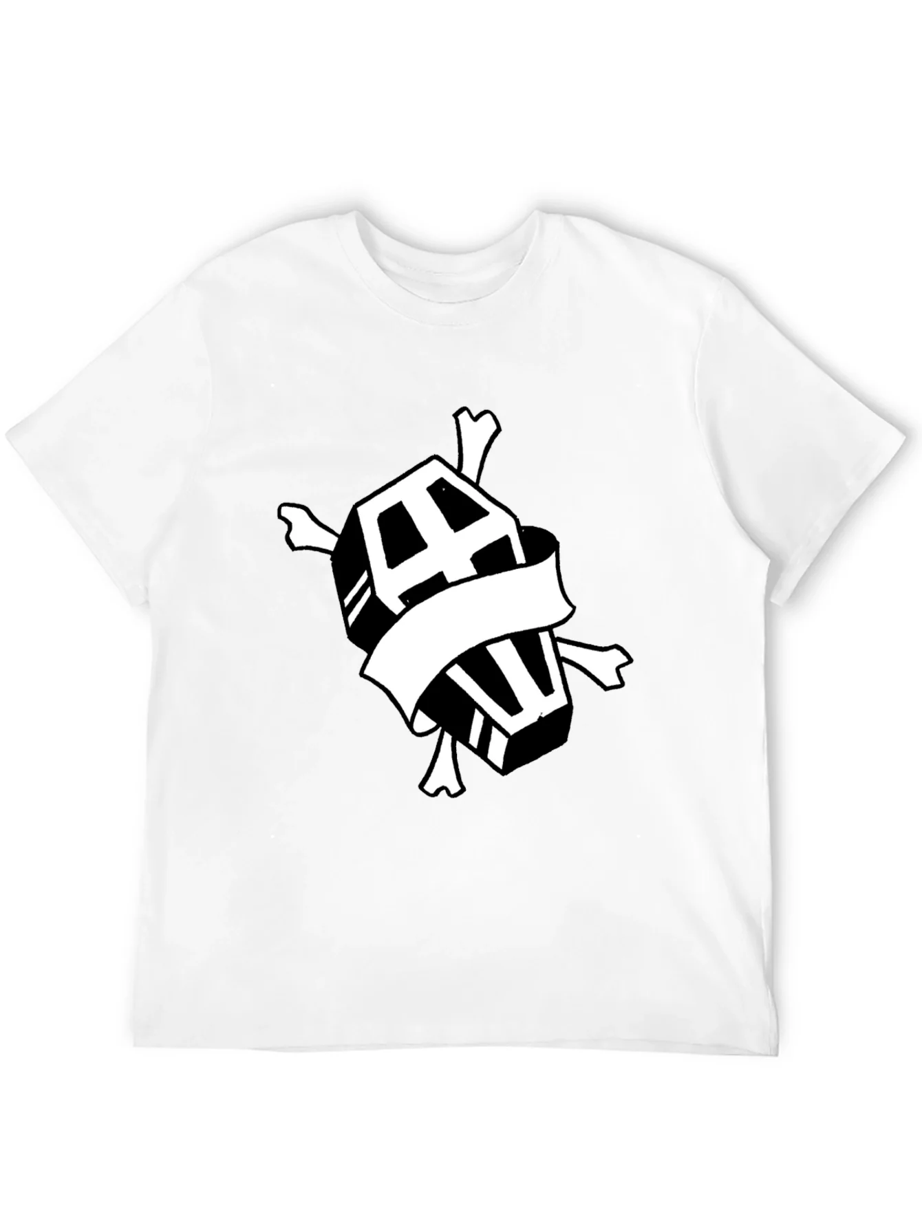 Rebbecca Coffin & Crossbones Graphic T-Shirt - Black