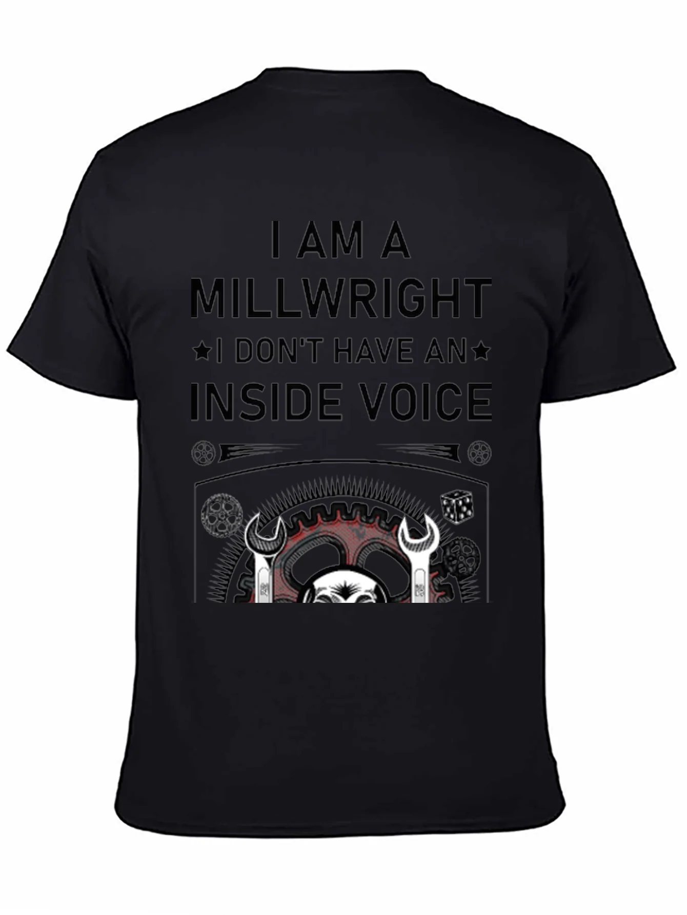 Camiseta Negra Millwright: Sin Voz Interior