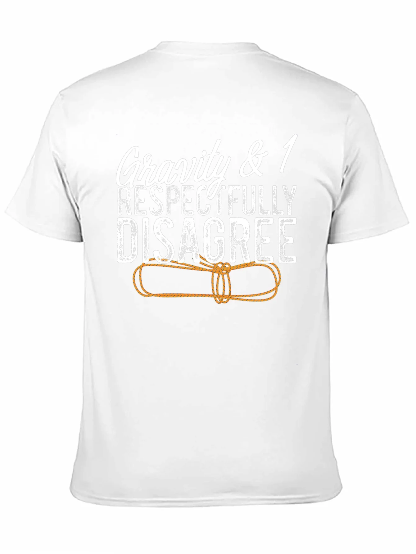 Camiseta Divertida: Gravedad & 1 Respetuosamente en Desacuerdo