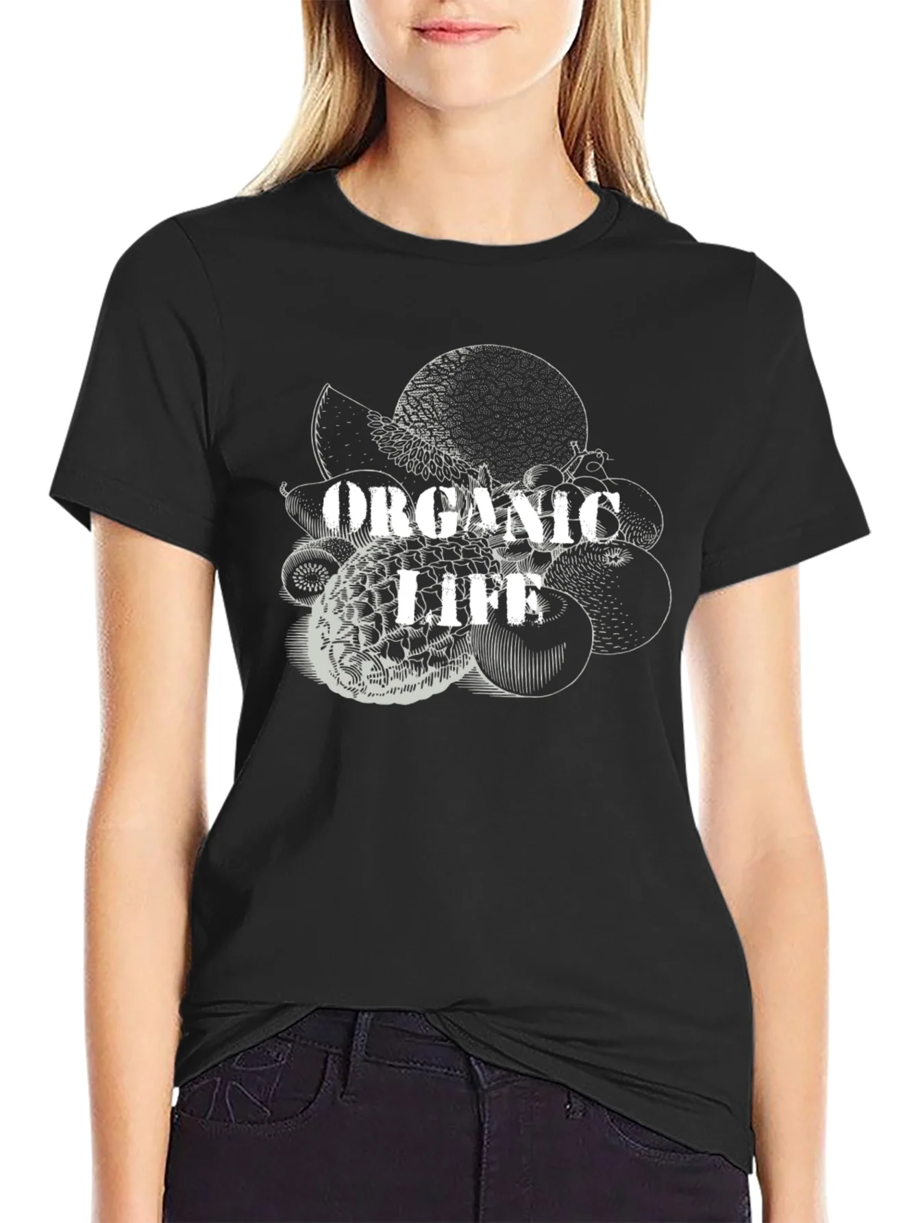 Camiseta Negra Organic Life