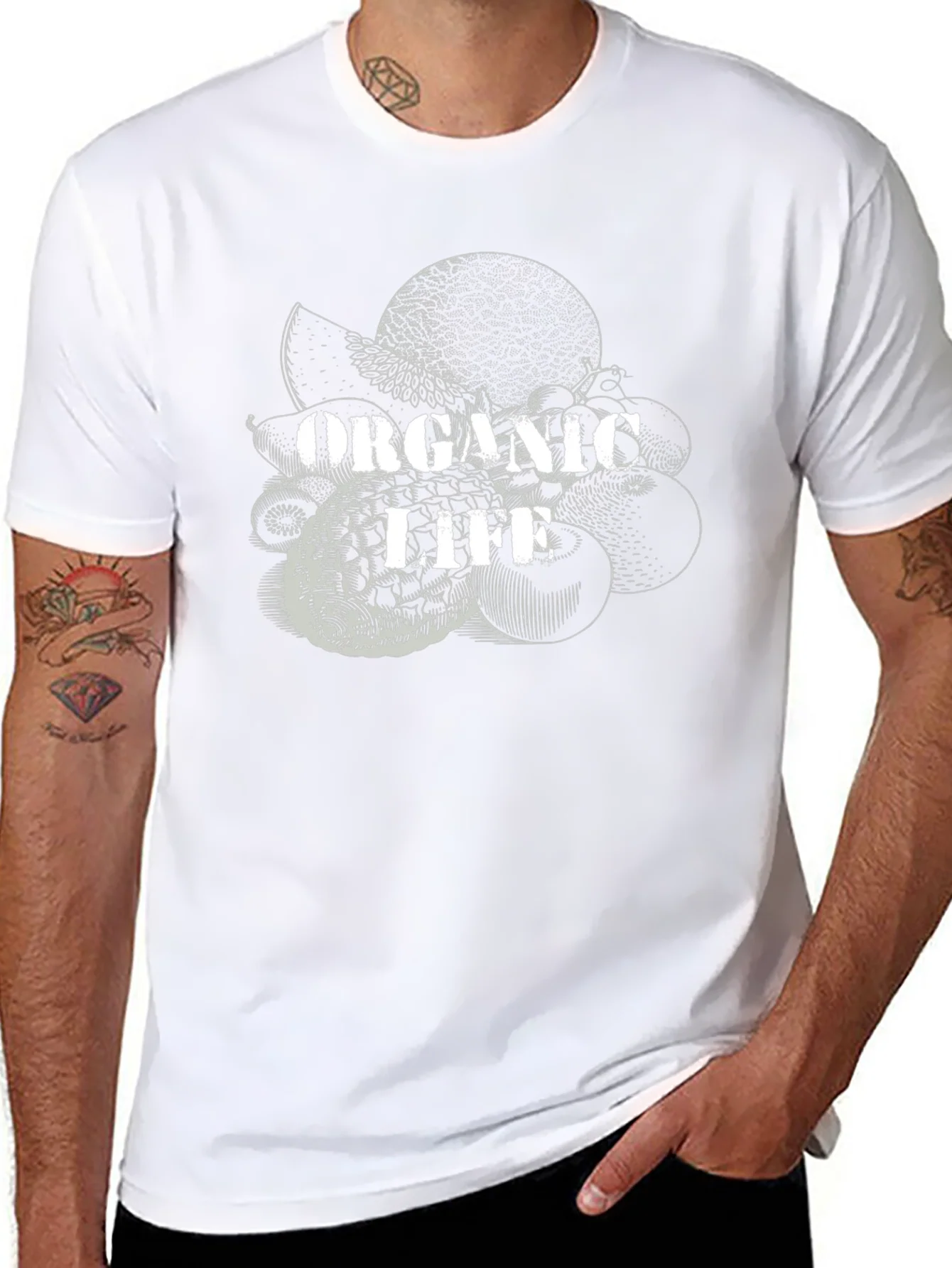 Camiseta Negra Organic Life