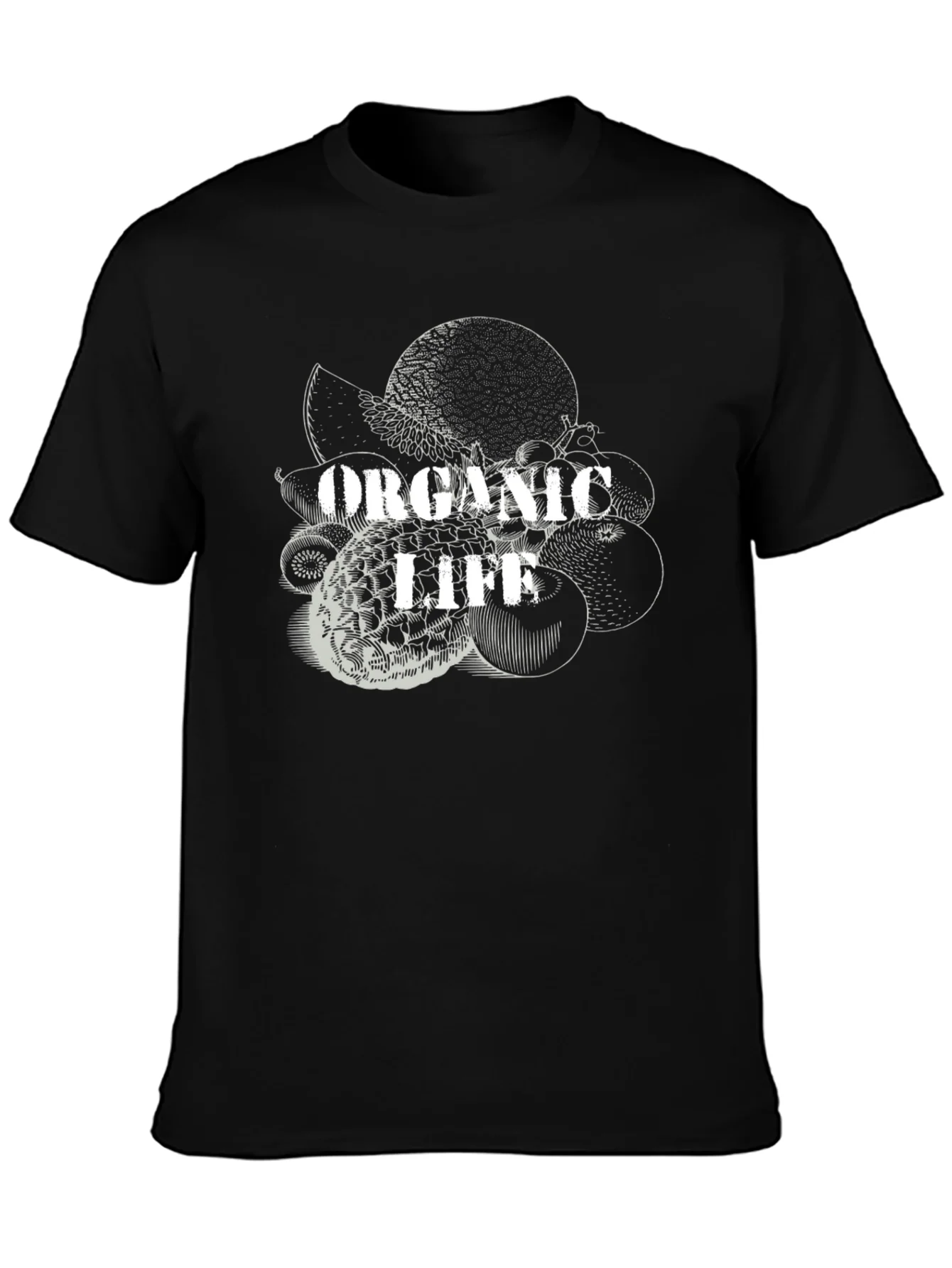 Camiseta Negra Organic Life
