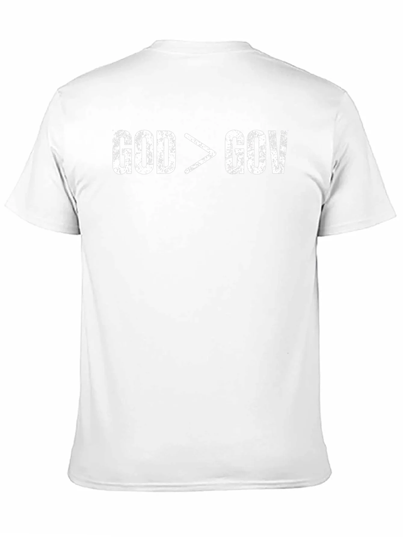 Rebbecca God is Greater Than Gov Distressed T-Shirt