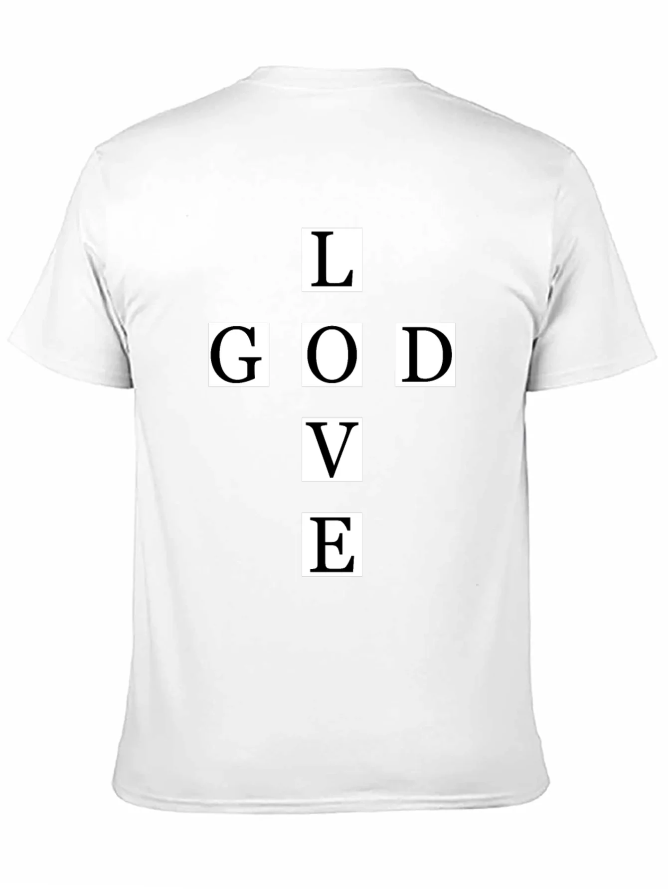 Camiseta Negra: Ama a Dios V¨ªstete con Fe