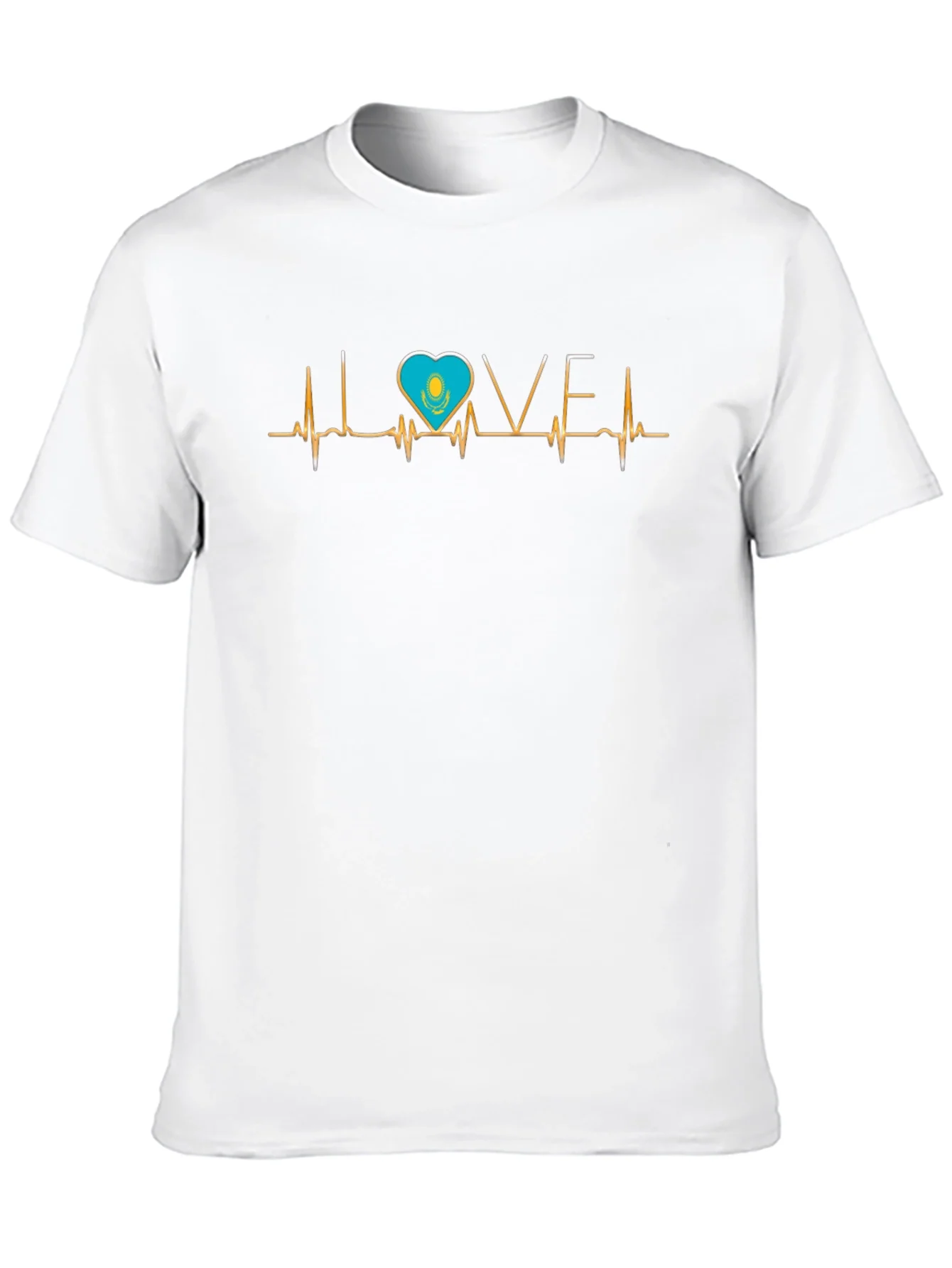 Rebbecca Kazakhstan Love Heartbeat Graphic T-Shirt