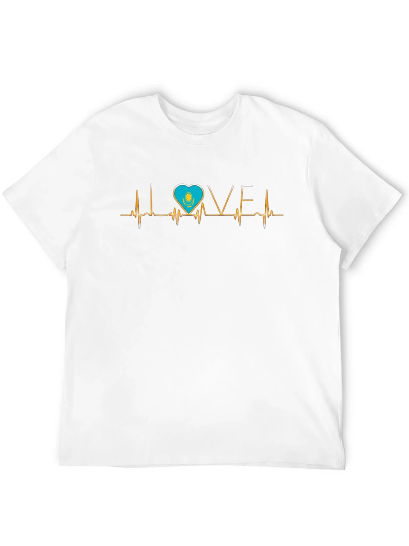 Rebbecca Kazakhstan Love Heartbeat Graphic T-Shirt