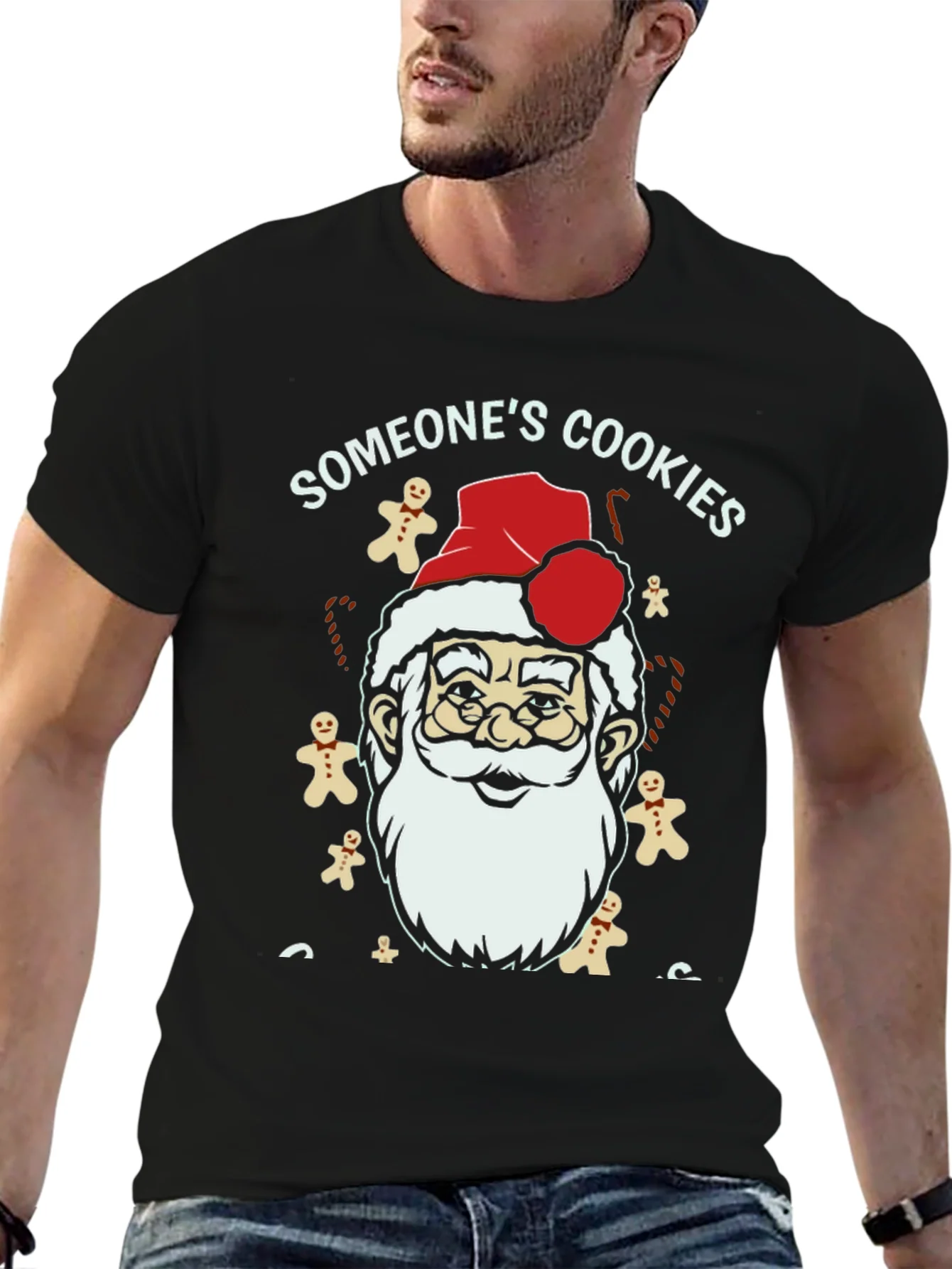 Rebbecca Someones Cookies Santa T-Shirt