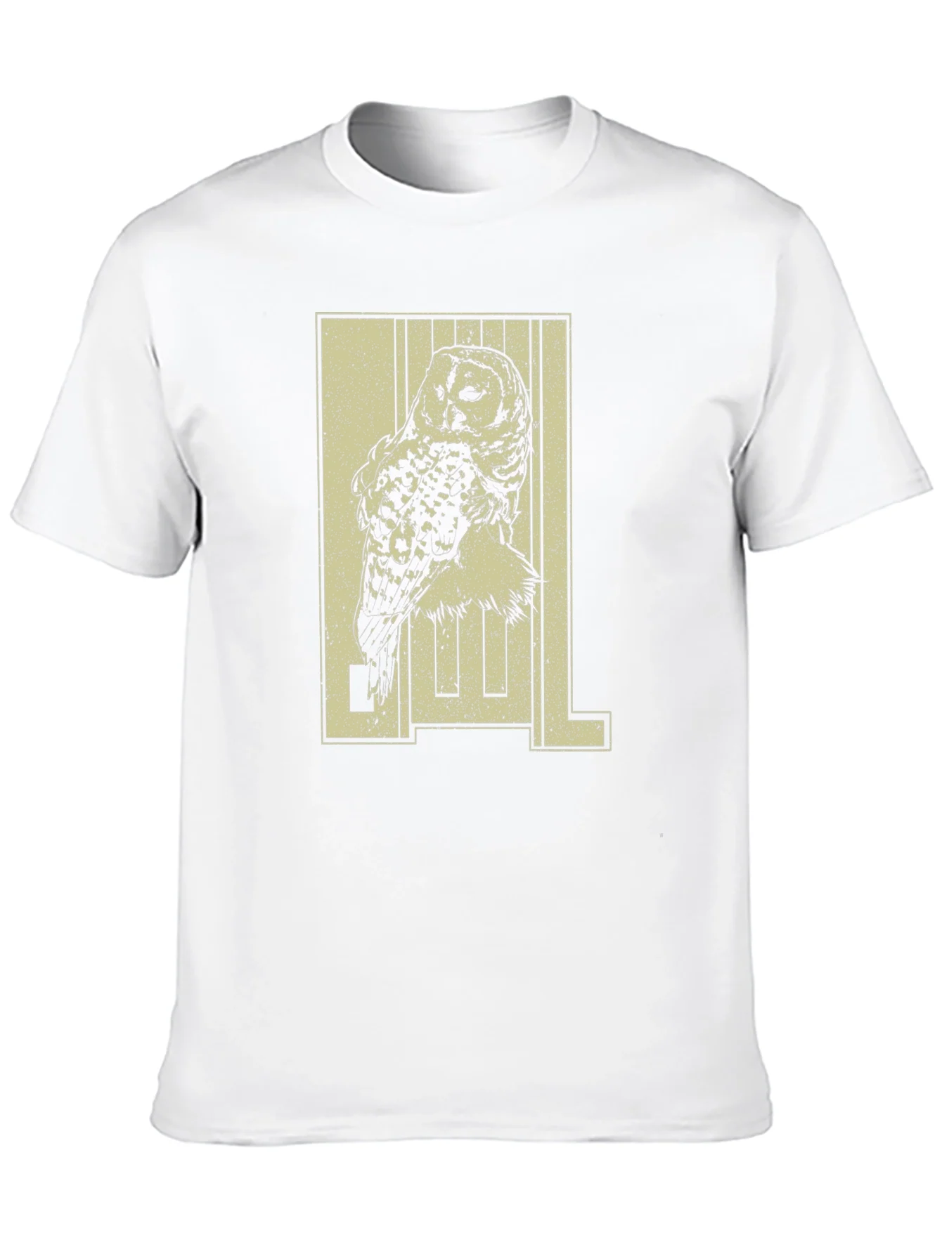 Camiseta Negra con Dise?o de B¨²ho Estilizado