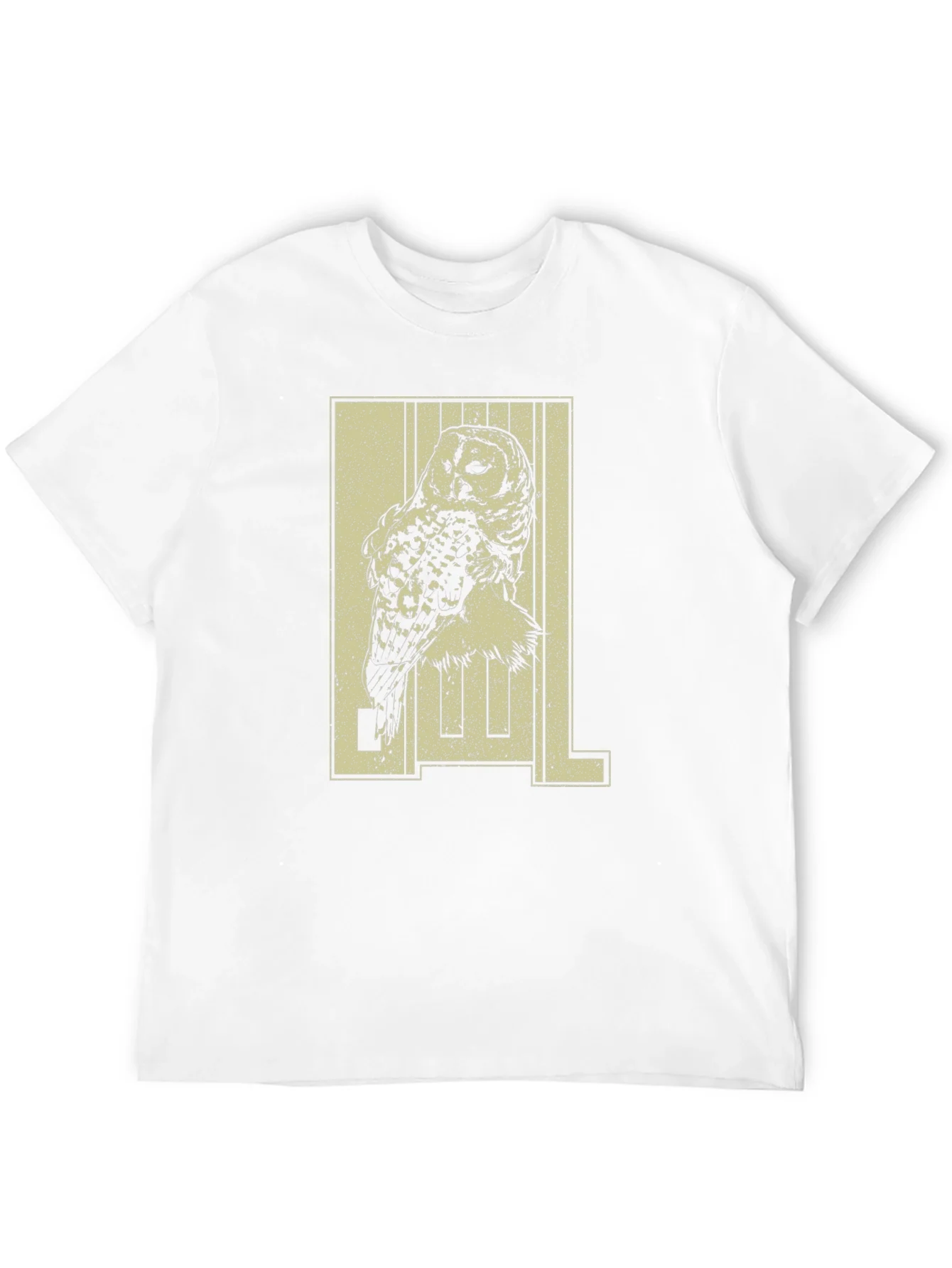 Camiseta Negra con Dise?o de B¨²ho Estilizado