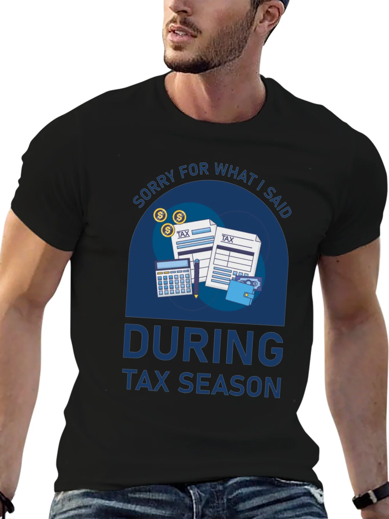 Camiseta Impresi¨®n Temporada de Impuestos