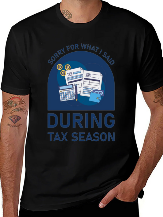 Camiseta Impresi¨®n Temporada de Impuestos