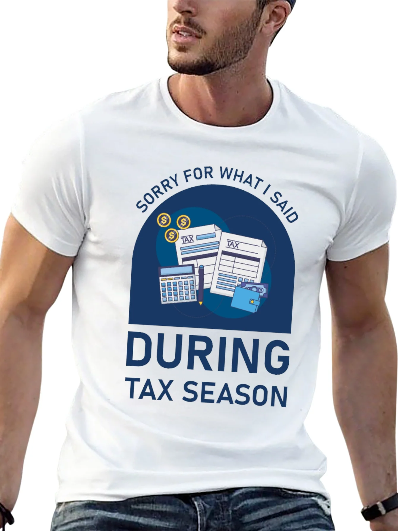 Camiseta Impresi¨®n Temporada de Impuestos