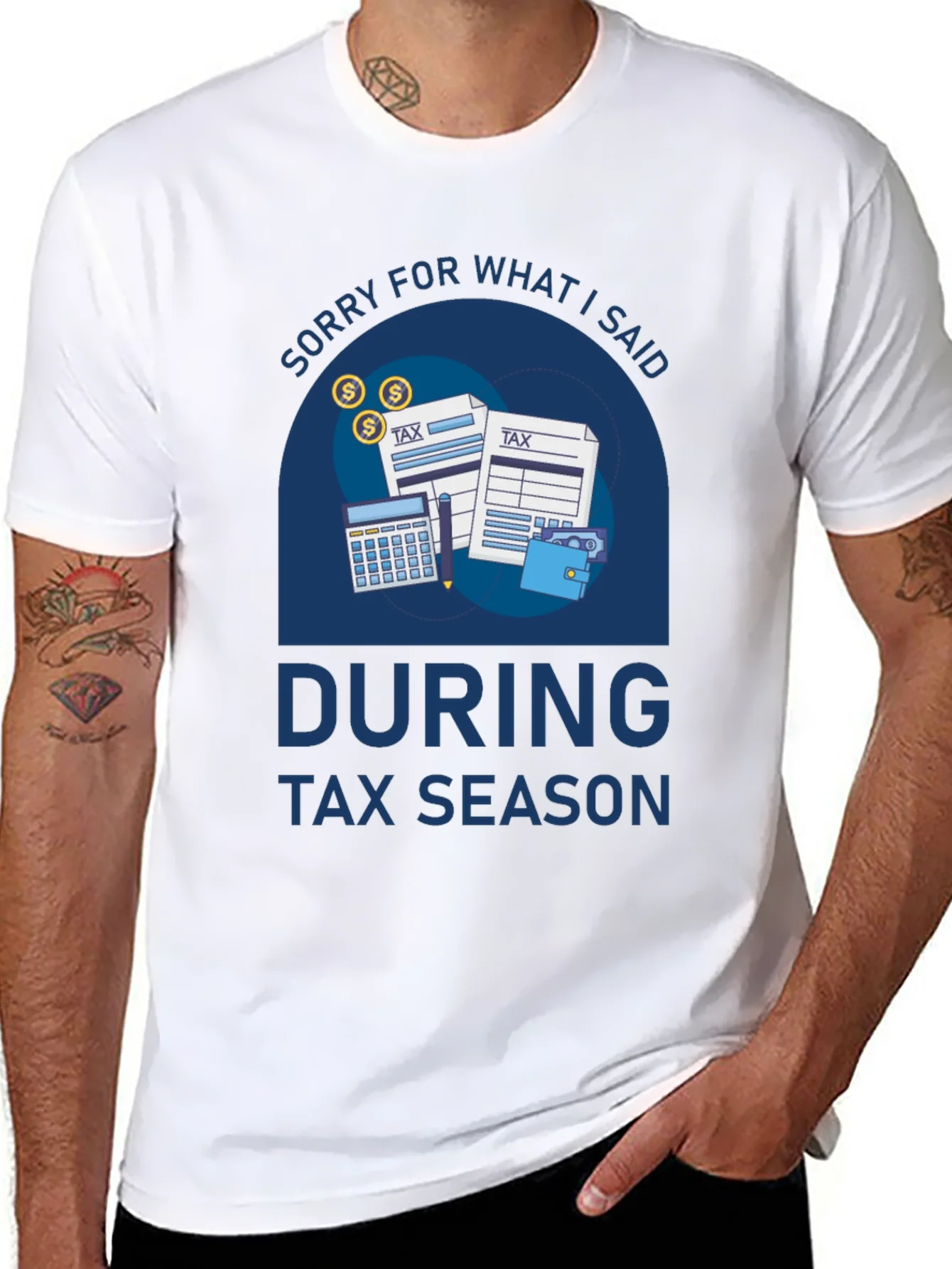 Camiseta Impresi¨®n Temporada de Impuestos