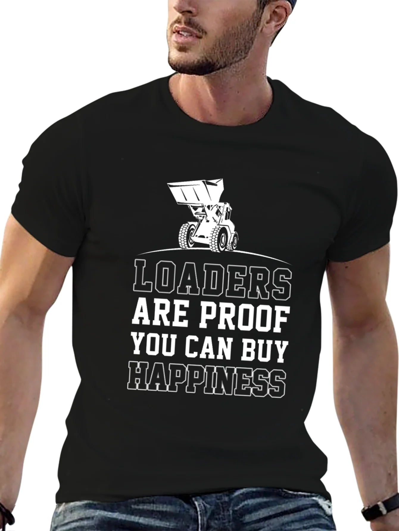 Rebbecca Loaders Buy Happiness Graphic T-Shirt