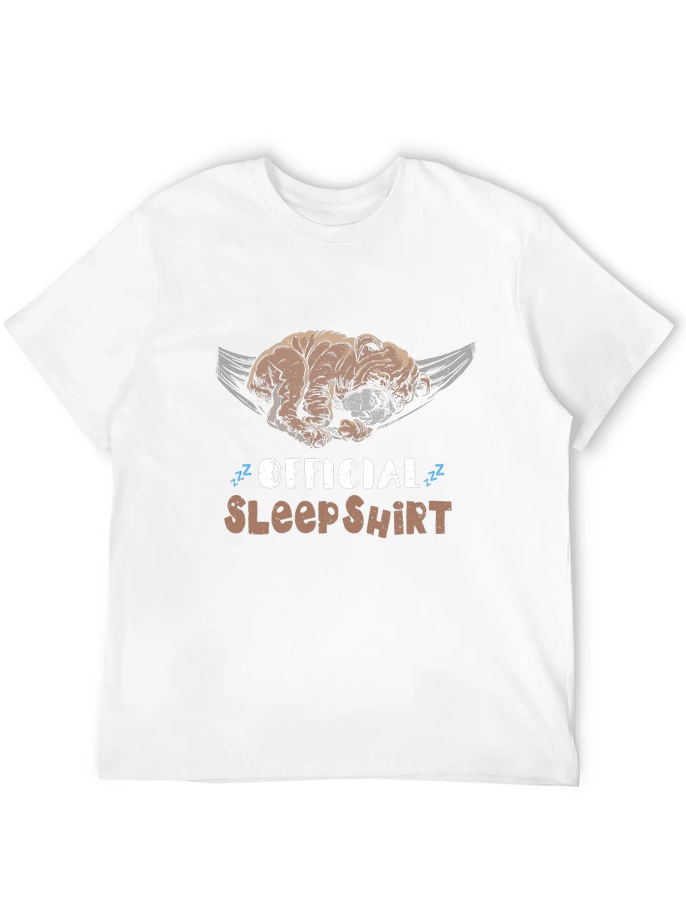 Camiseta de Dormir Oficial con Bulldog Perezoso
