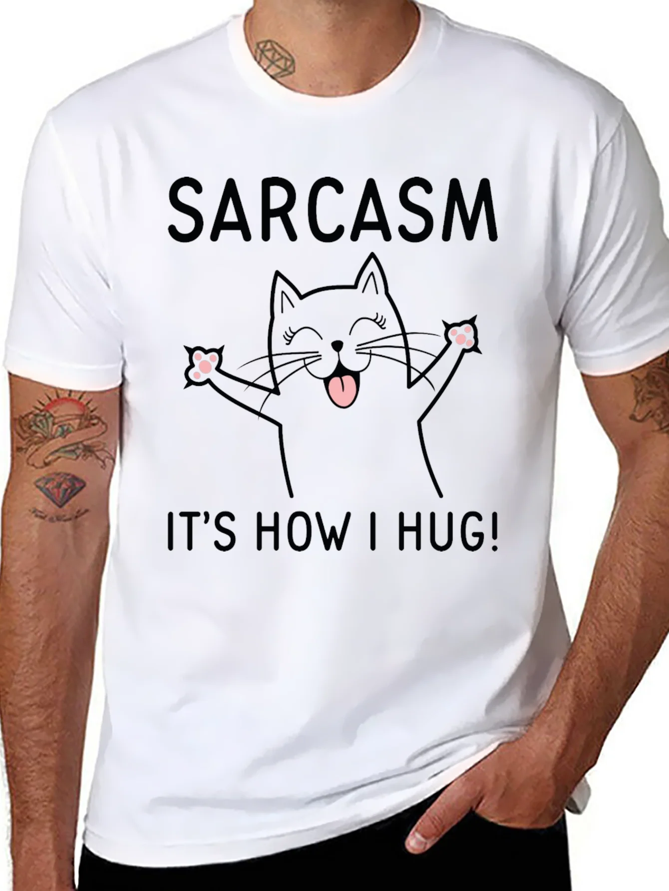 Rebbecca Sarcasm Its How I Hug T-Shirt