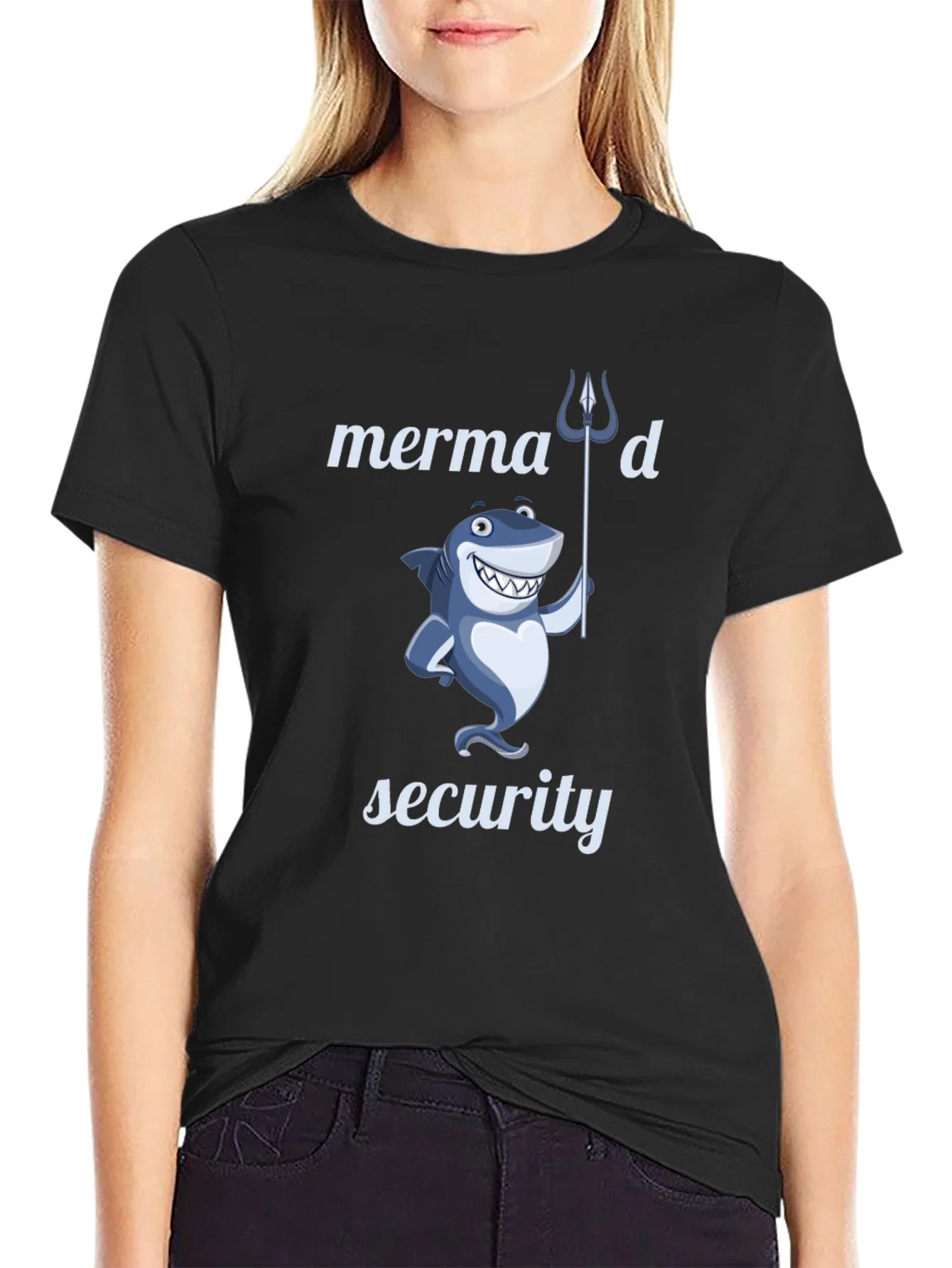 Rebbecca Mermaid Security Shark T-Shirt