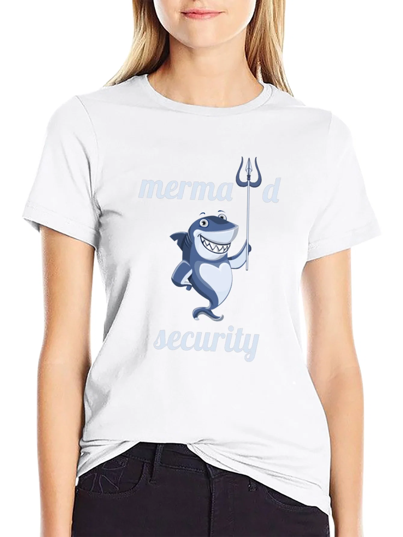 Rebbecca Mermaid Security Shark T-Shirt