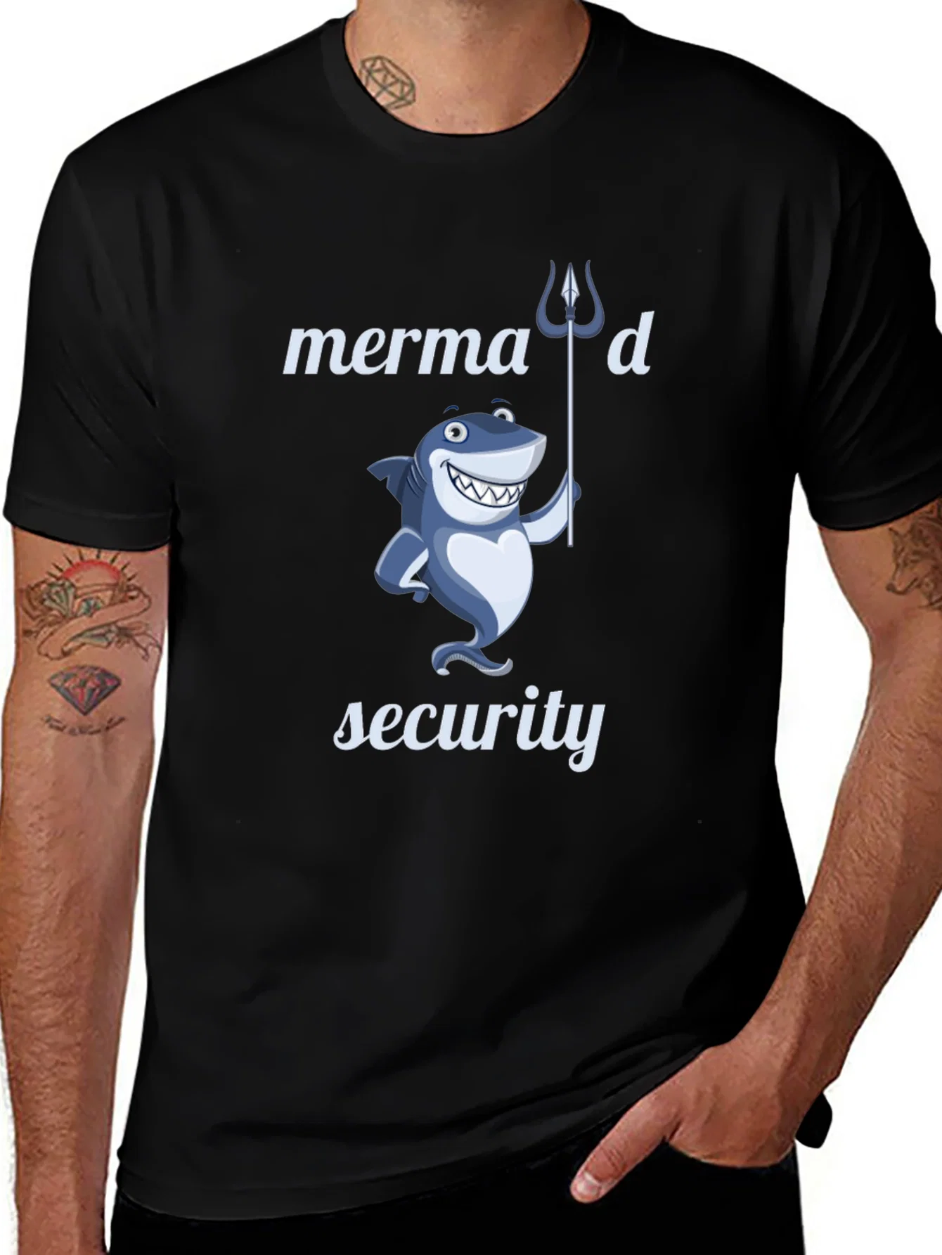 Rebbecca Mermaid Security Shark T-Shirt