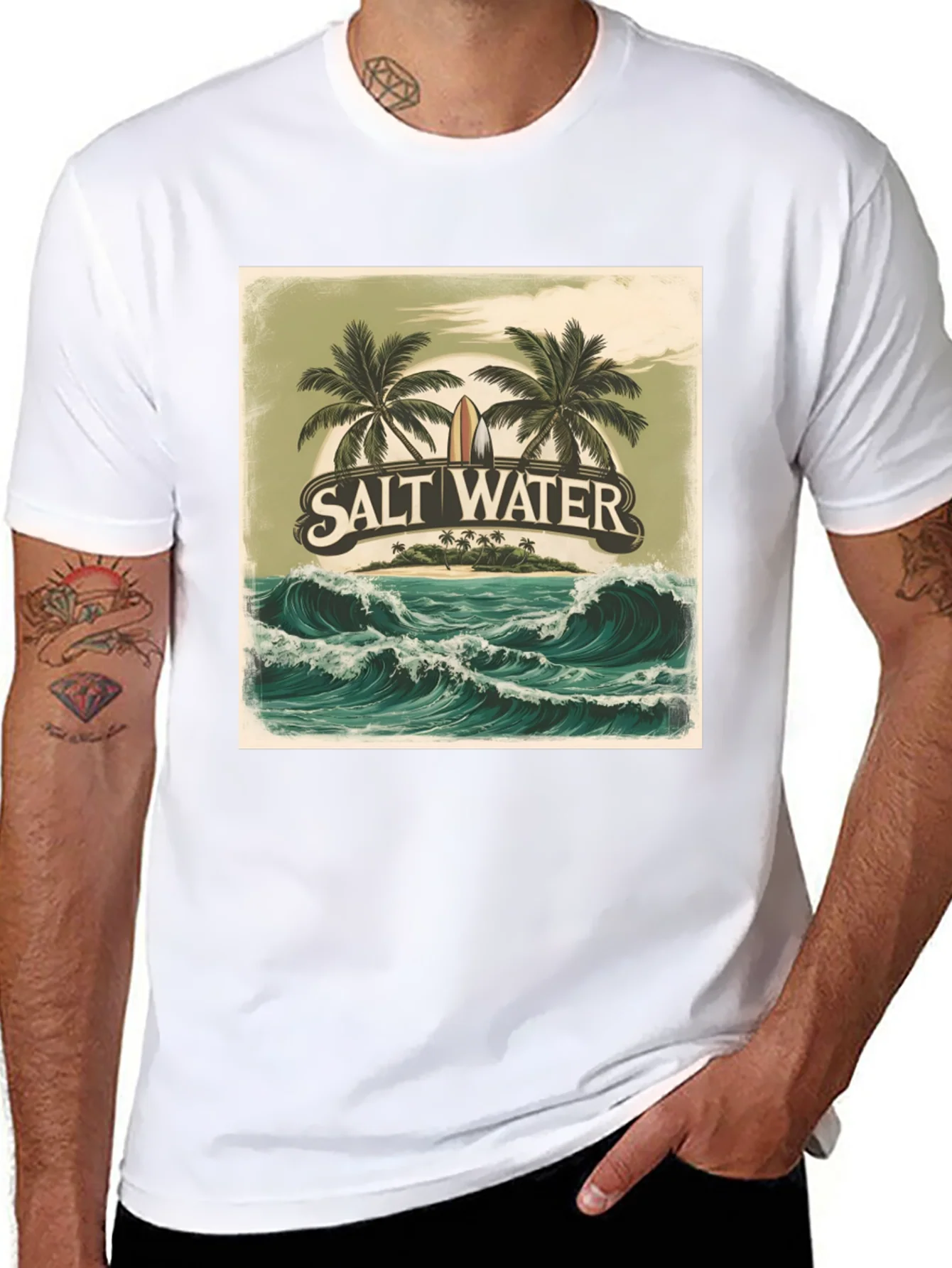 Rebbecca Saltwater Surf Tee