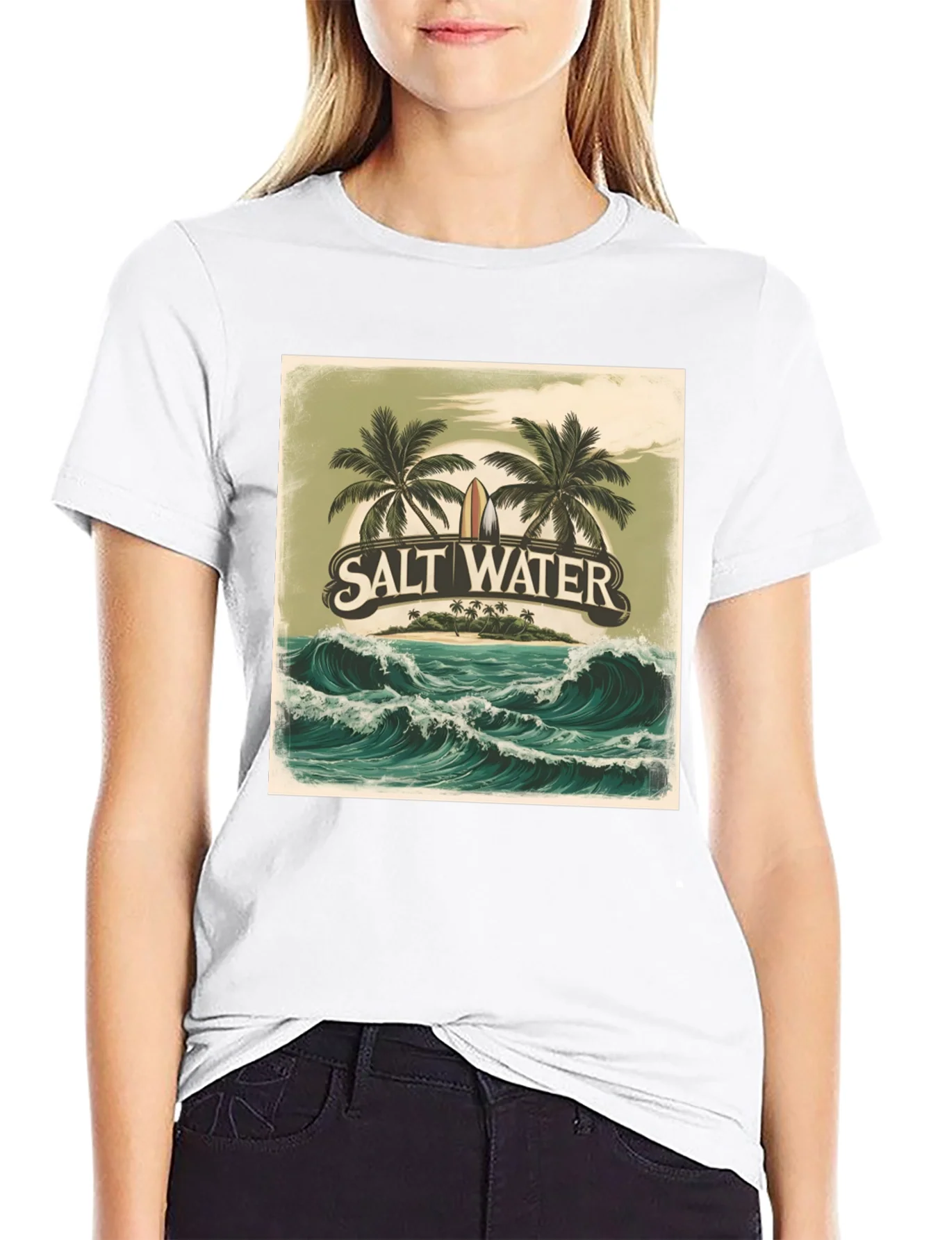 Rebbecca Saltwater Surf Tee