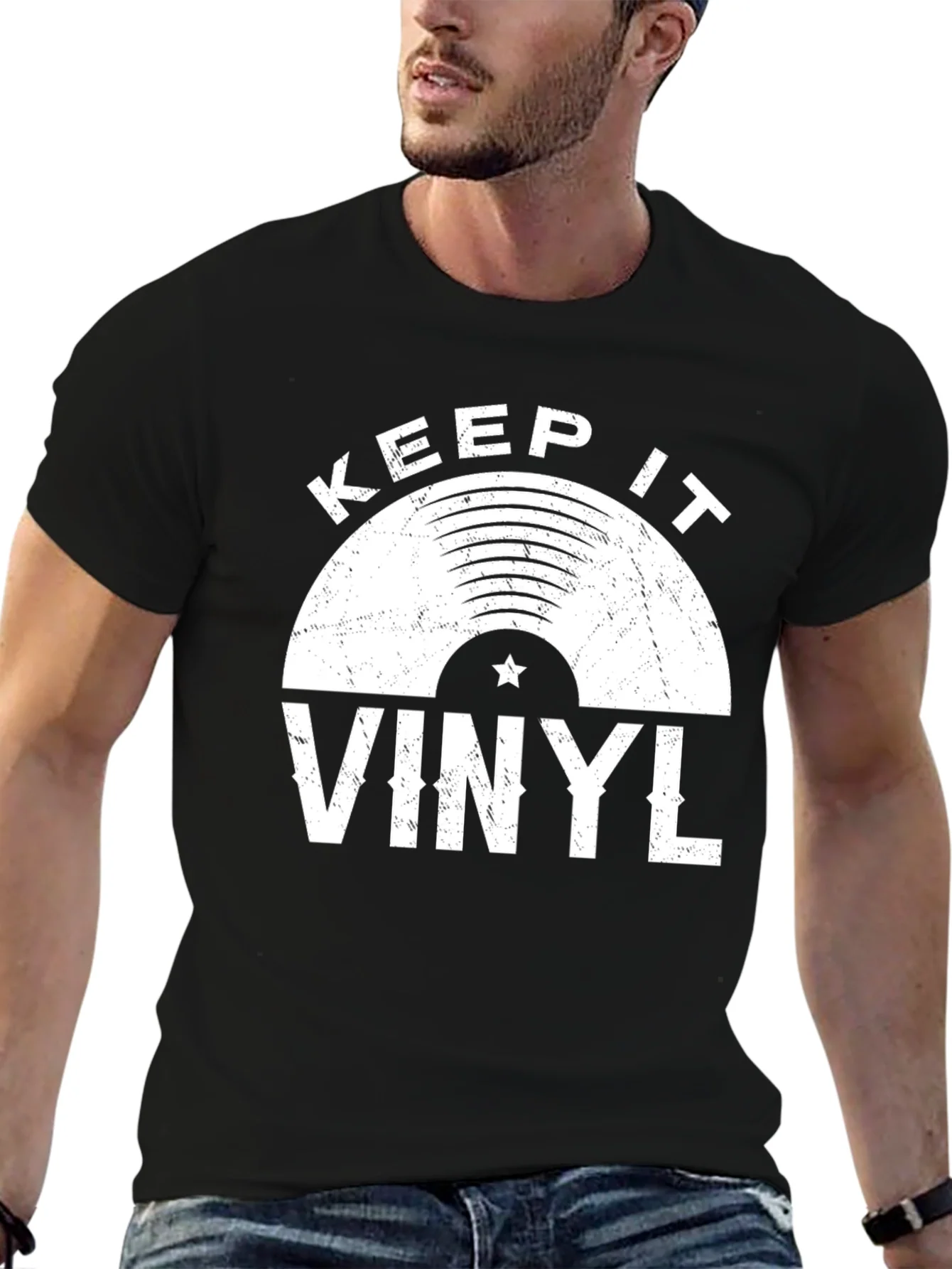 Rebbecca Keep It Vinyl Black T-Shirt
